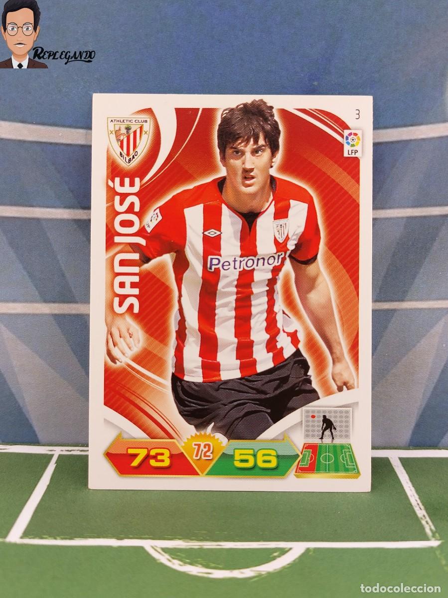 Fu&szlig;ball-Sticker: SAN JOSE N&ordm; 3 (ATHLETIC CLUB BILBAO) ADRENALYN XL 2011 2012 PANINI 11 12 CROMO CARD FICHA LIGA LFP