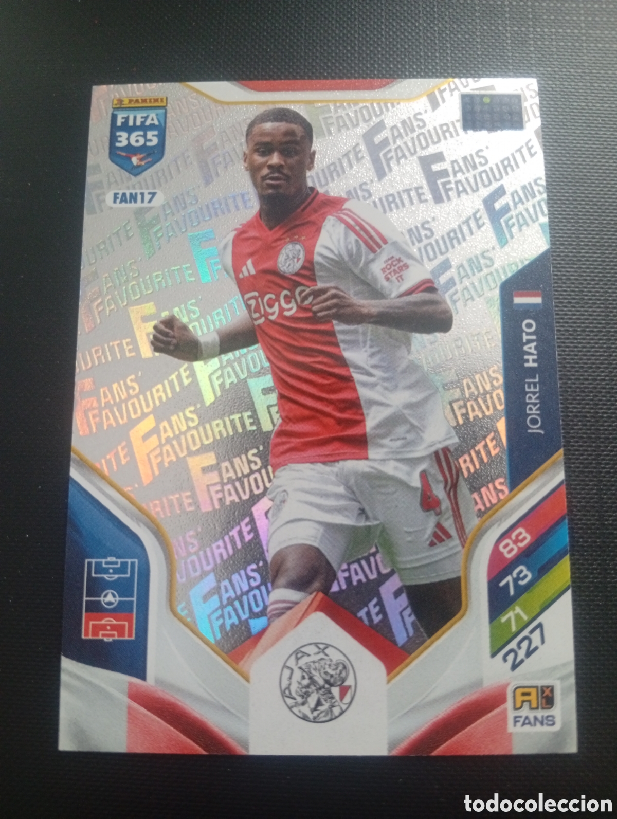 Fu&szlig;ball-Sticker: FAN17 base fan HATO AJAX ADRENALYN FIFA 365 2025 2026 25 26 CROMO PANINI TOPPS UEFA