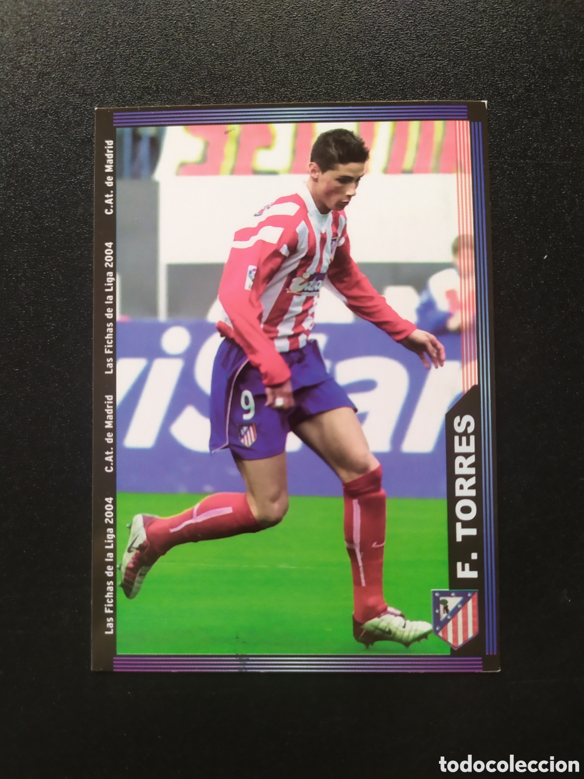 Cromos de F&uacute;tbol: Mundicromo fichas Liga 2003 2004 03 04 Fernando Torres n&deg; 317 Atl&eacute;tico Madrid