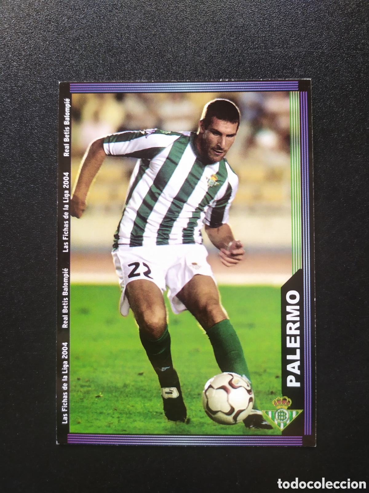 Cromos de F&uacute;tbol: Mundicromo fichas Liga 2003 2004 03 04 Palermo n&deg; 207 Real Betis