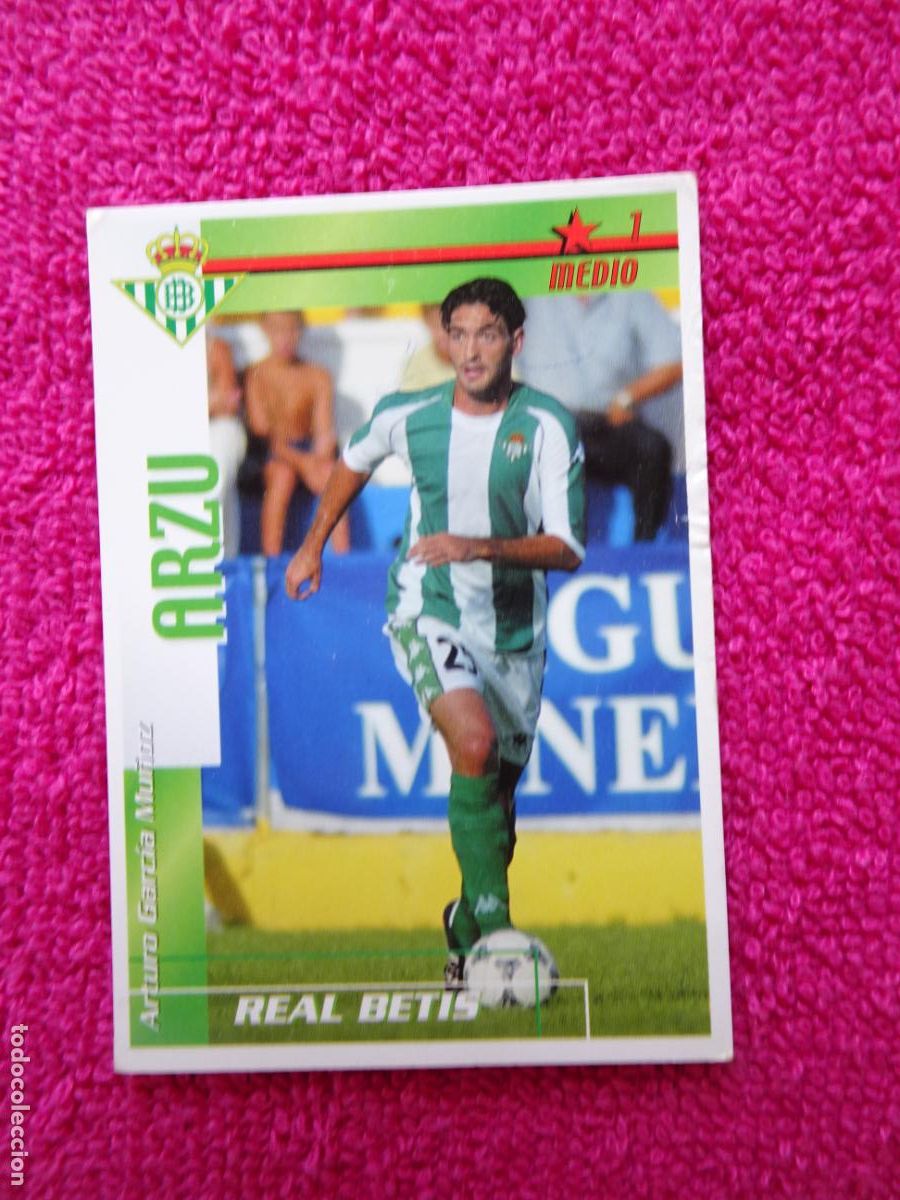 Fu&szlig;ball-Sticker: liga 2002-2003 arzu betis futbol match total magic box int.