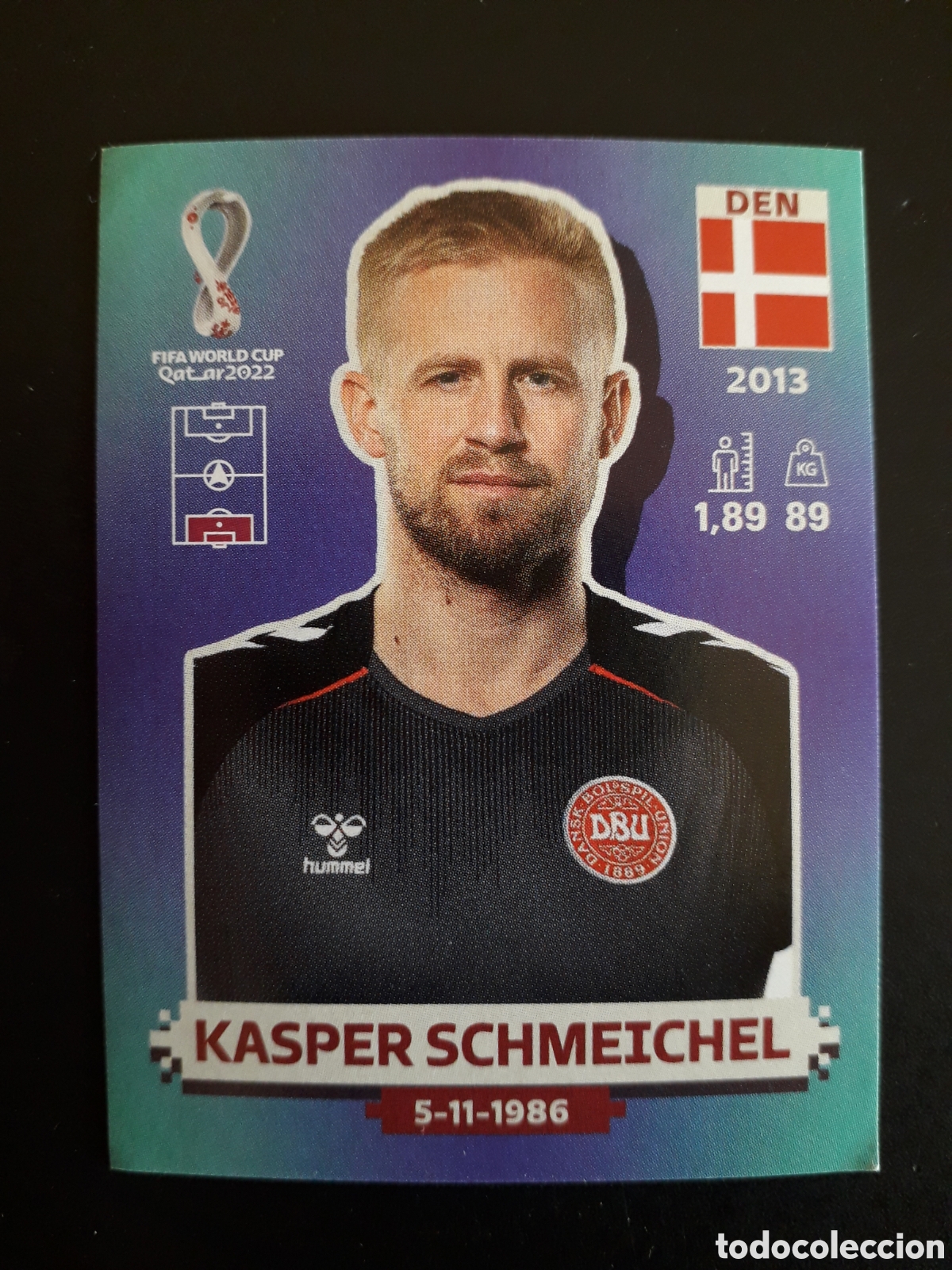 Cartes &agrave; collectionner de Football: KASPER SCHMEICHEL DINAMARCA N&deg; 3 COPA MUNDIAL DE F&Uacute;TBOL QATAR 2022 22 PANINI PEDIDO M&Iacute;NIMO 3&euro;