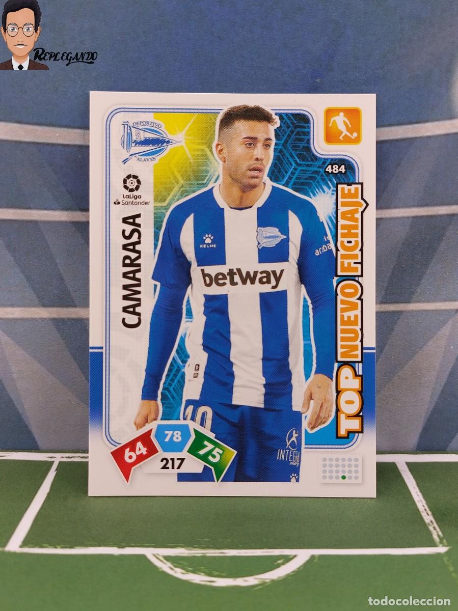 Fu&szlig;ball-Sticker: CAMARASA N&deg; 484 / TOP NUEVO FICHAJE (ALAVES) ADRENALYN XL 2019 2020 PANINI 19 20 TARJETA LIGA CARD