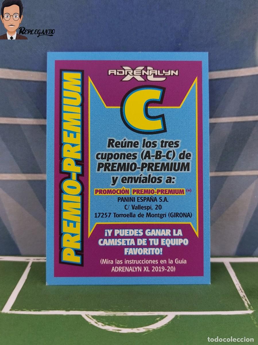Football Stickers: LETRA C (PREMIO PREMIUM) ADRENALYN XL 2019 2020 PANINI 19 20 TARJETA LIGA LFP FICHA CARD CROMO