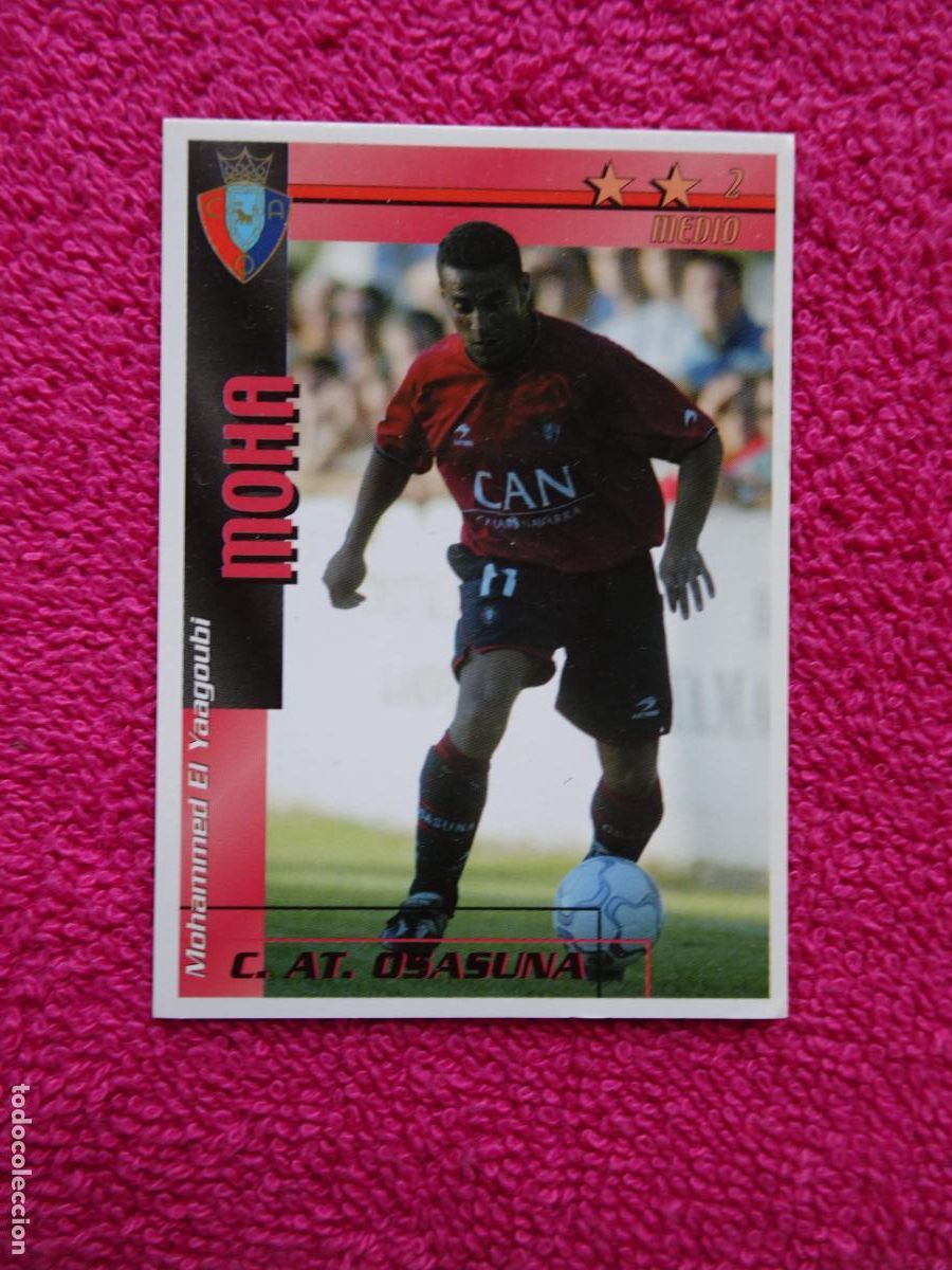 Cromos de f&uacute;tbol: liga 2002-2003 moha osasuna futbol match total magic box int.