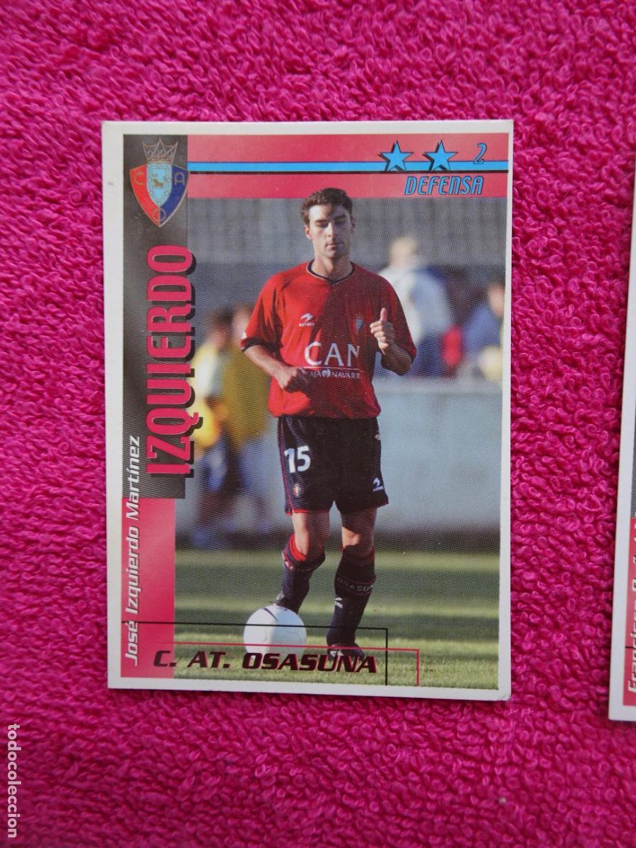 Figurine di Calcio: liga 2002-2003 izquierdo osasuna futbol match total magic box int.