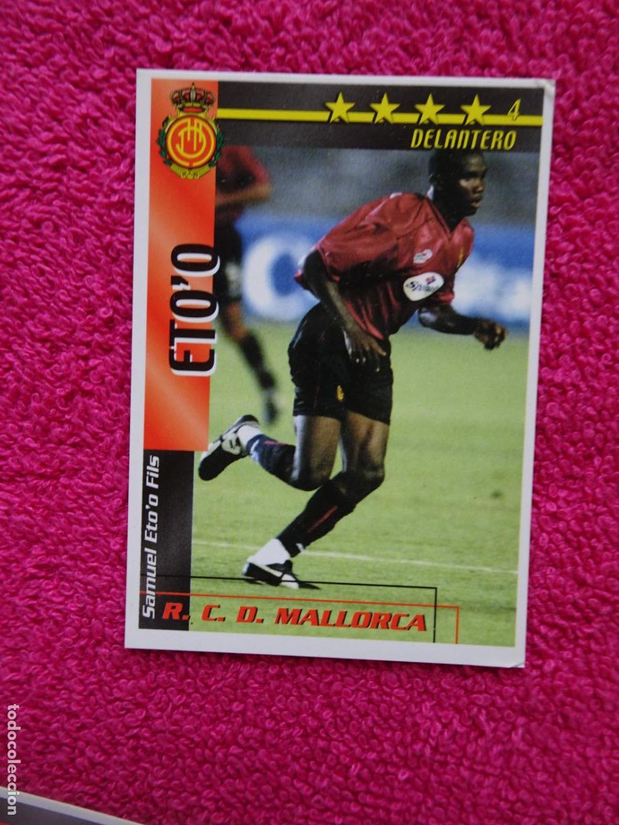 Cromos de F&uacute;tbol: liga 2002-2003 eto'o etoo mallorca futbol match total magic box int.