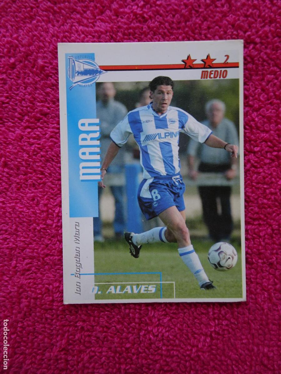 Cromos de F&uacute;tbol: liga 2002-2003 mara alav&eacute;s futbol match total magic box int.