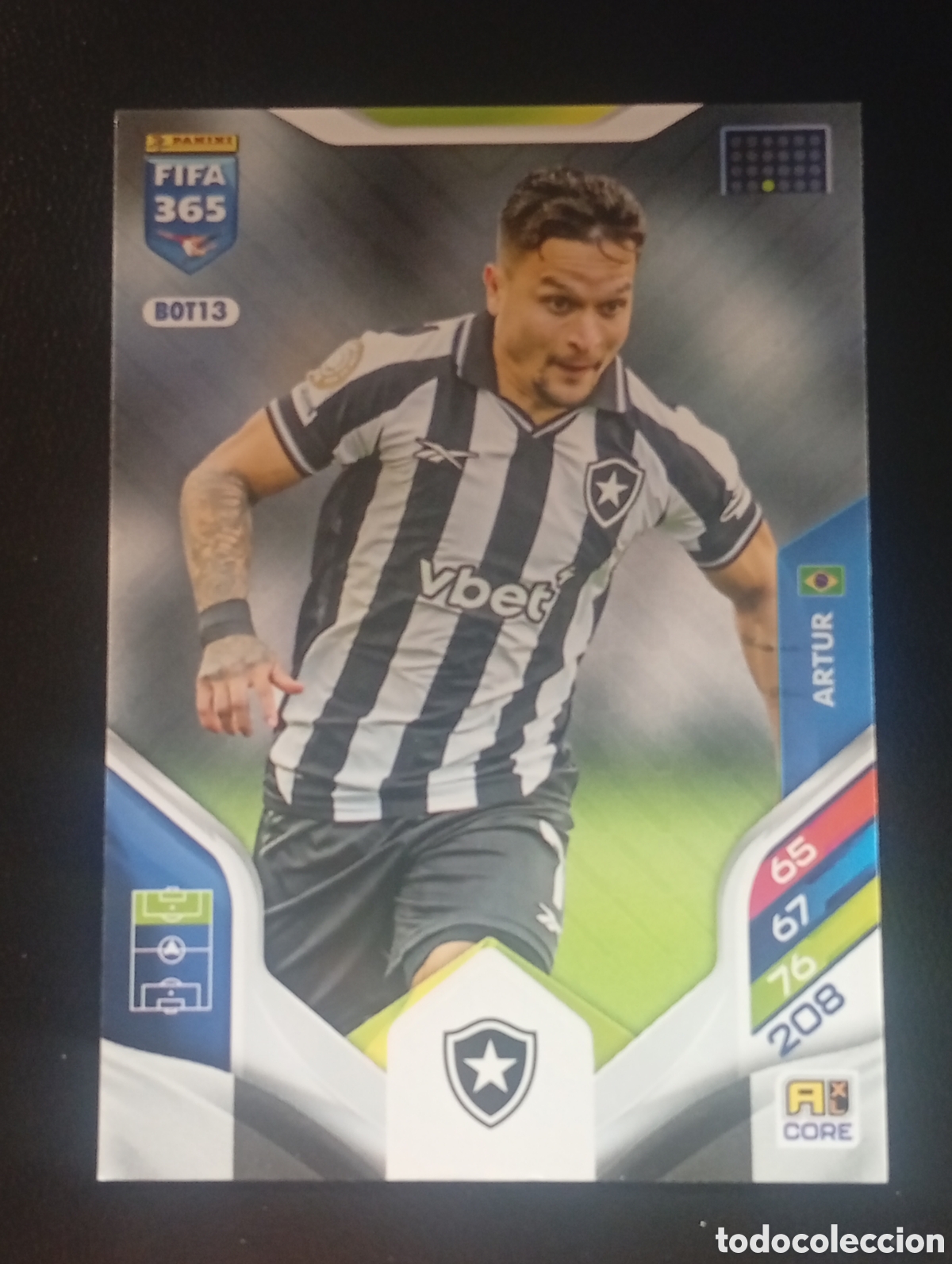 Figurine di Calcio: BOT13 Artur BOTAFOGO BRASIL ADRENALYN FIFA 365 2025 2026 25 26 CARD PANINI CROMOS TOPPS