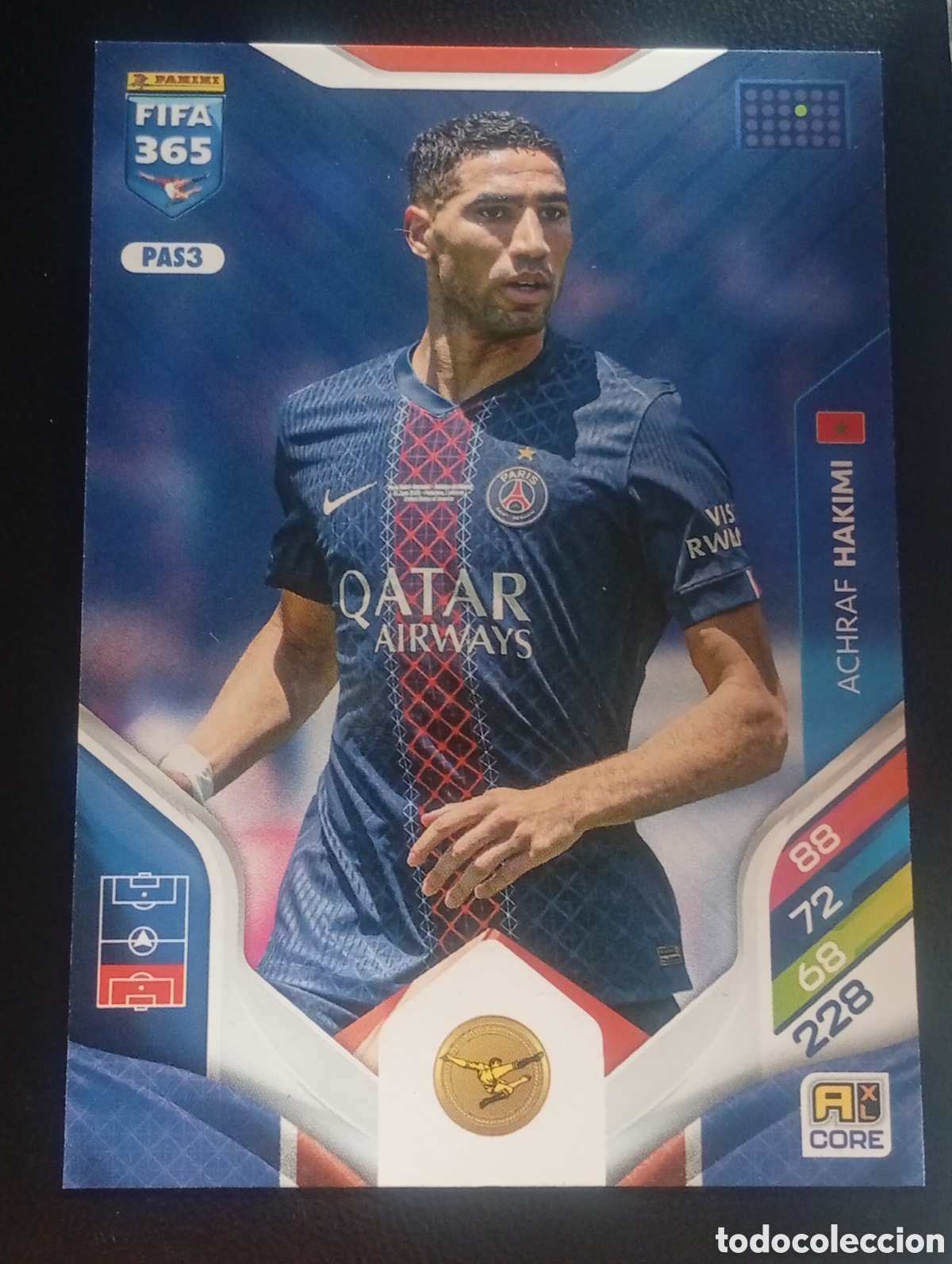 Fu&szlig;ball-Sticker: PAS3 HAKIMI PSG ADRENALYN FIFA 365 2025 2026 25 26 CARD PANINI TOPPS