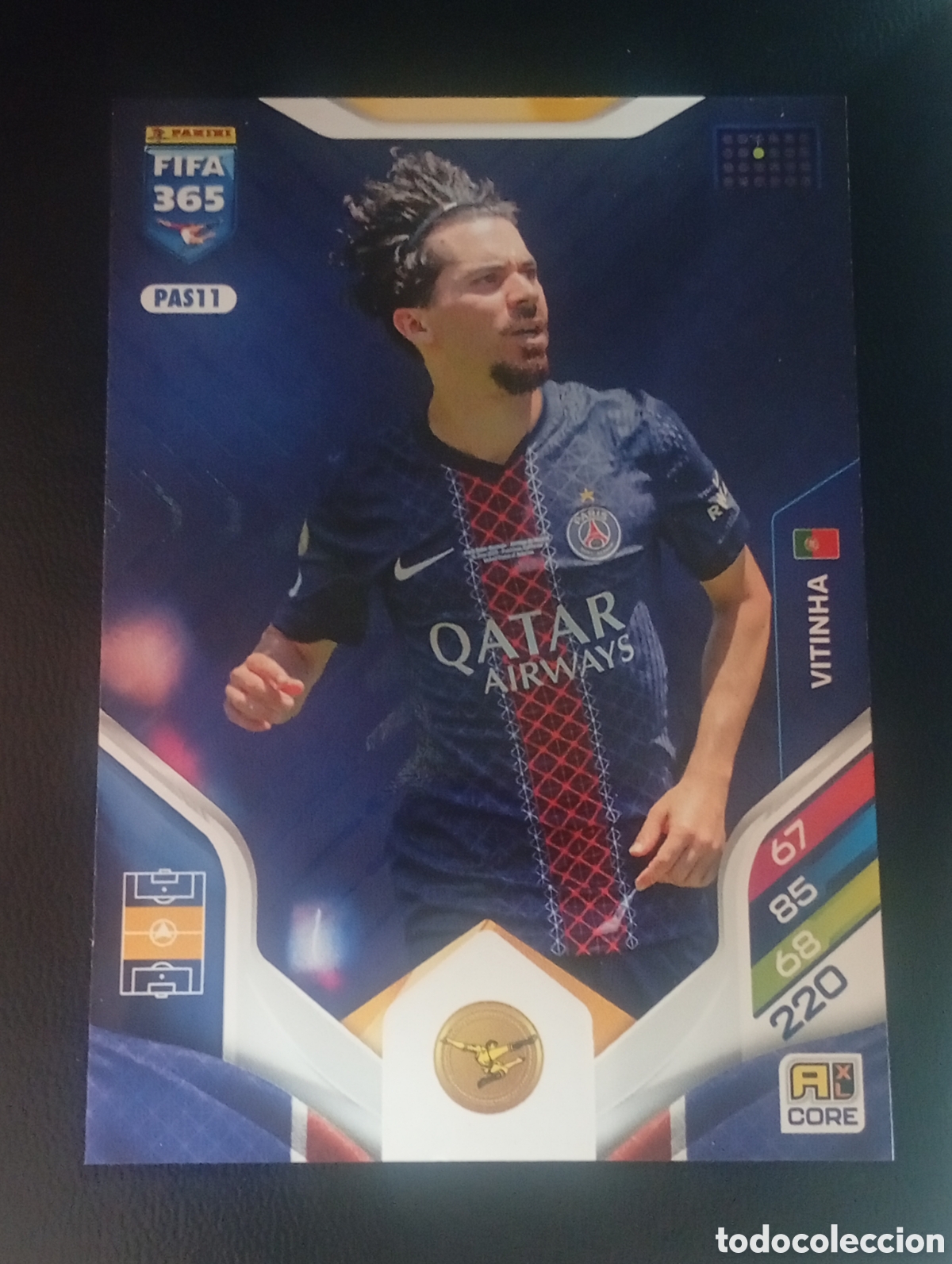 Fu&szlig;ball-Sticker: PAS11 VITINHA PSG ADRENALYN FIFA 365 2025 2026 25 26 CARD PANINI TOPPS