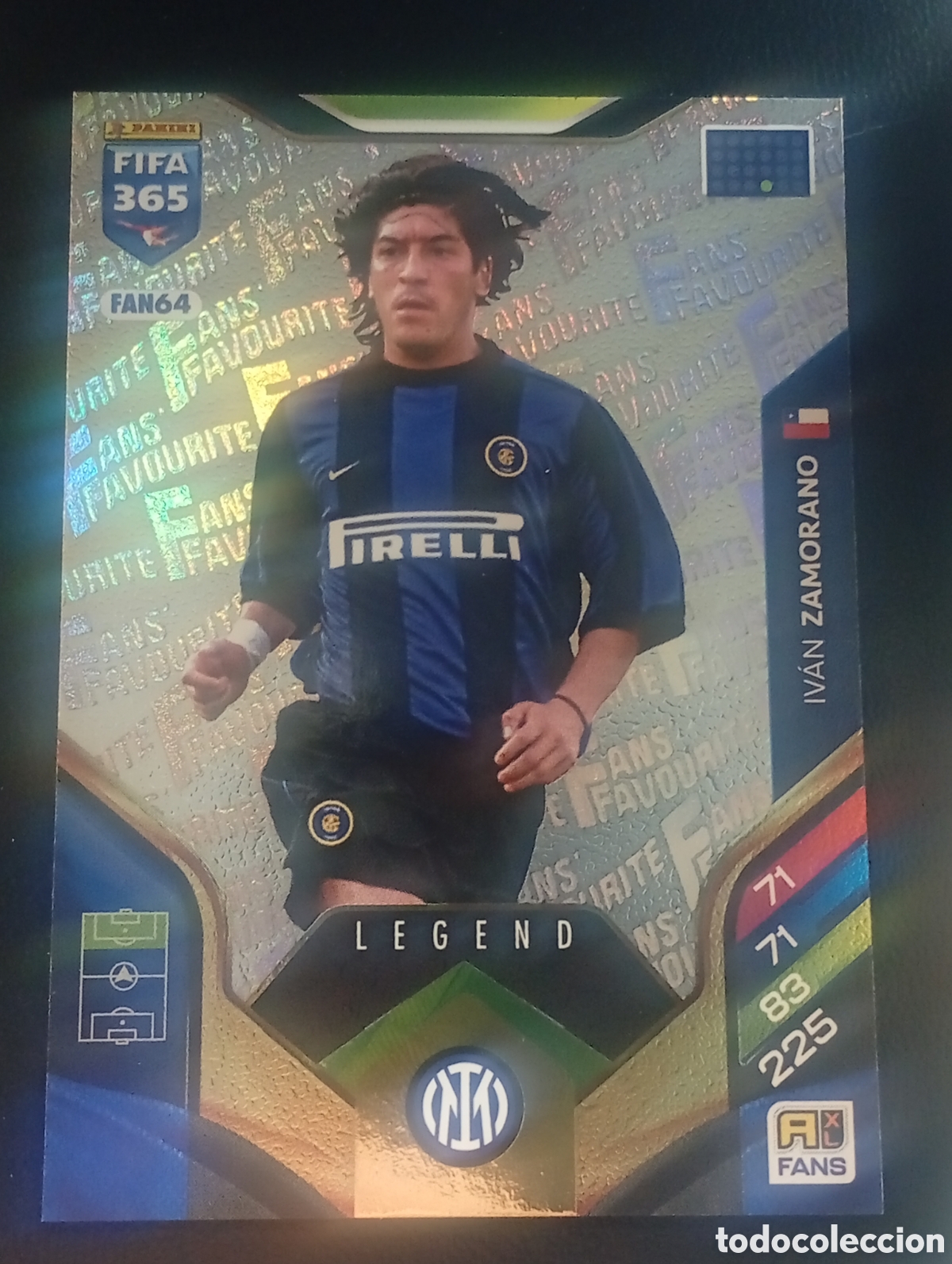 Cromos de F&uacute;tbol: FAN64 base fan ZAMORANO JUVENTUS REAL MADRID ADRENALYN 365 2025 2026 25 26 CHILE PANINI TOPPS