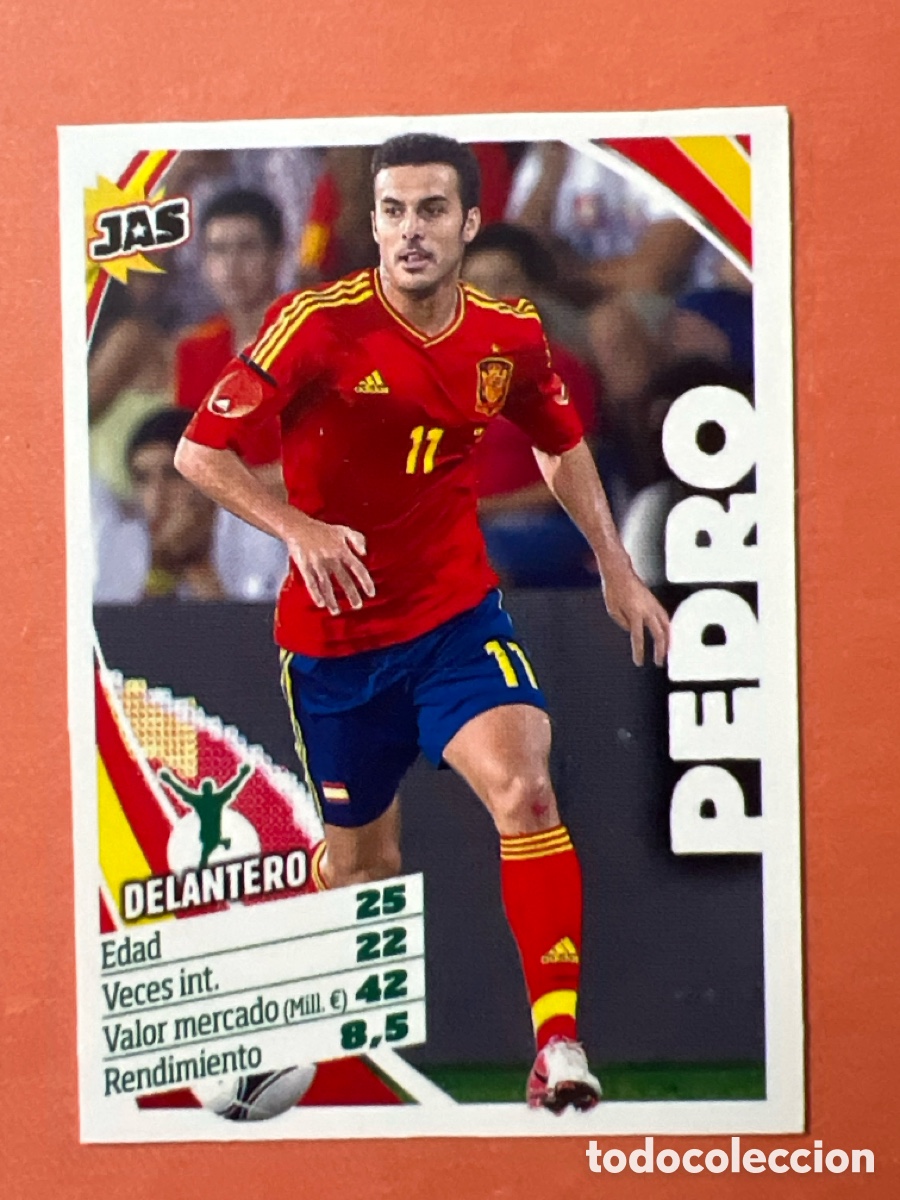 Fu&szlig;ball-Sticker: C9089. PANINI JAS JUGON ALL STARS 12/13 2012/2013 - PEDRO (ESPA&Ntilde;A)