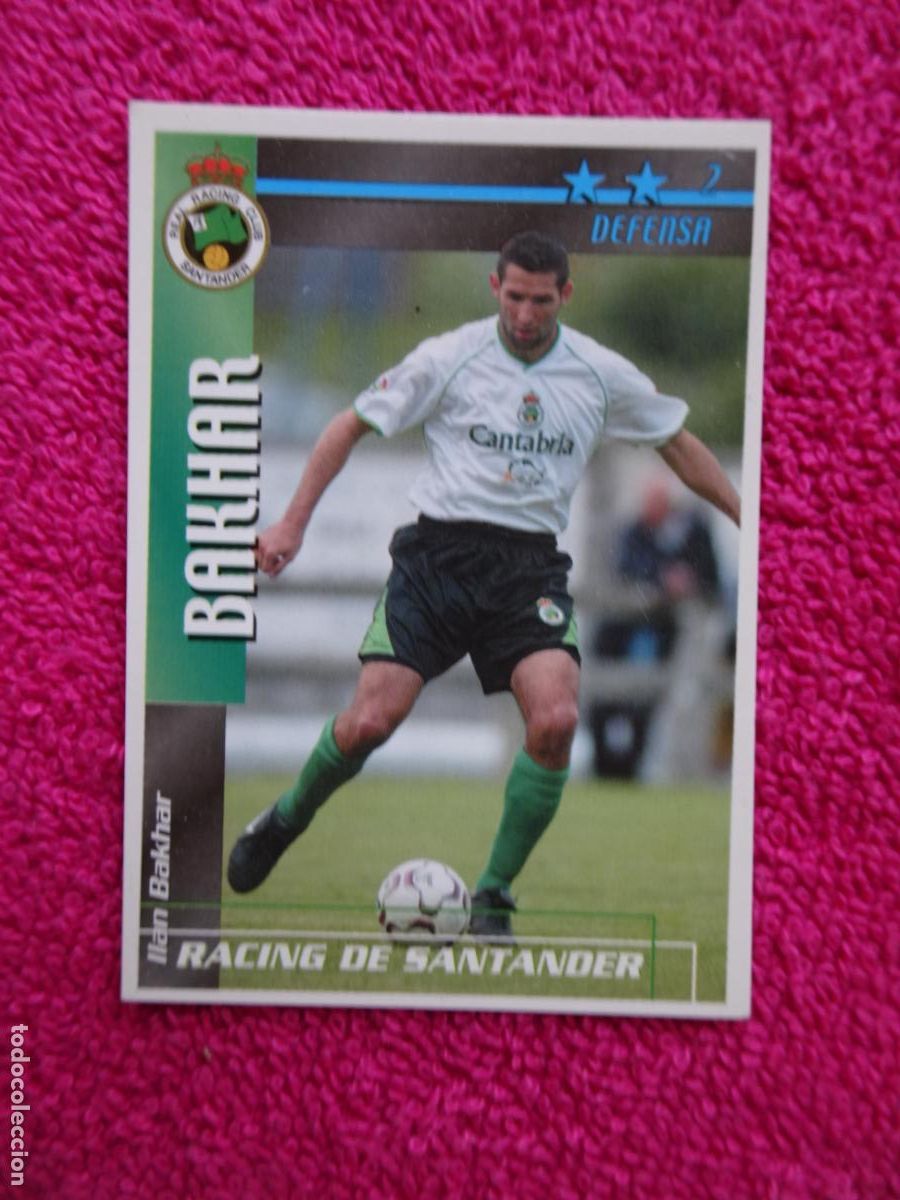 Cromos de F&uacute;tbol: liga 2002-2003 bakhar racing de santander futbol match total magic box int.