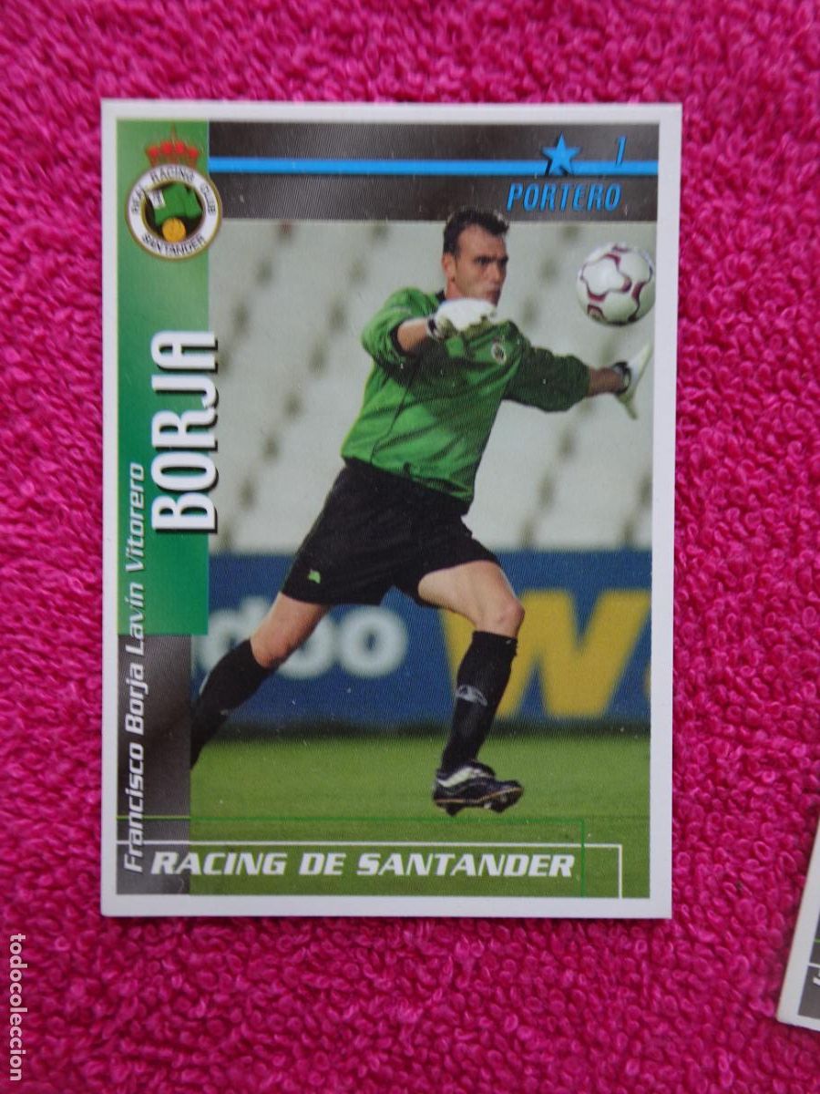 Figurine di Calcio: liga 2002-2003 borja racing de santander futbol match total magic box int.
