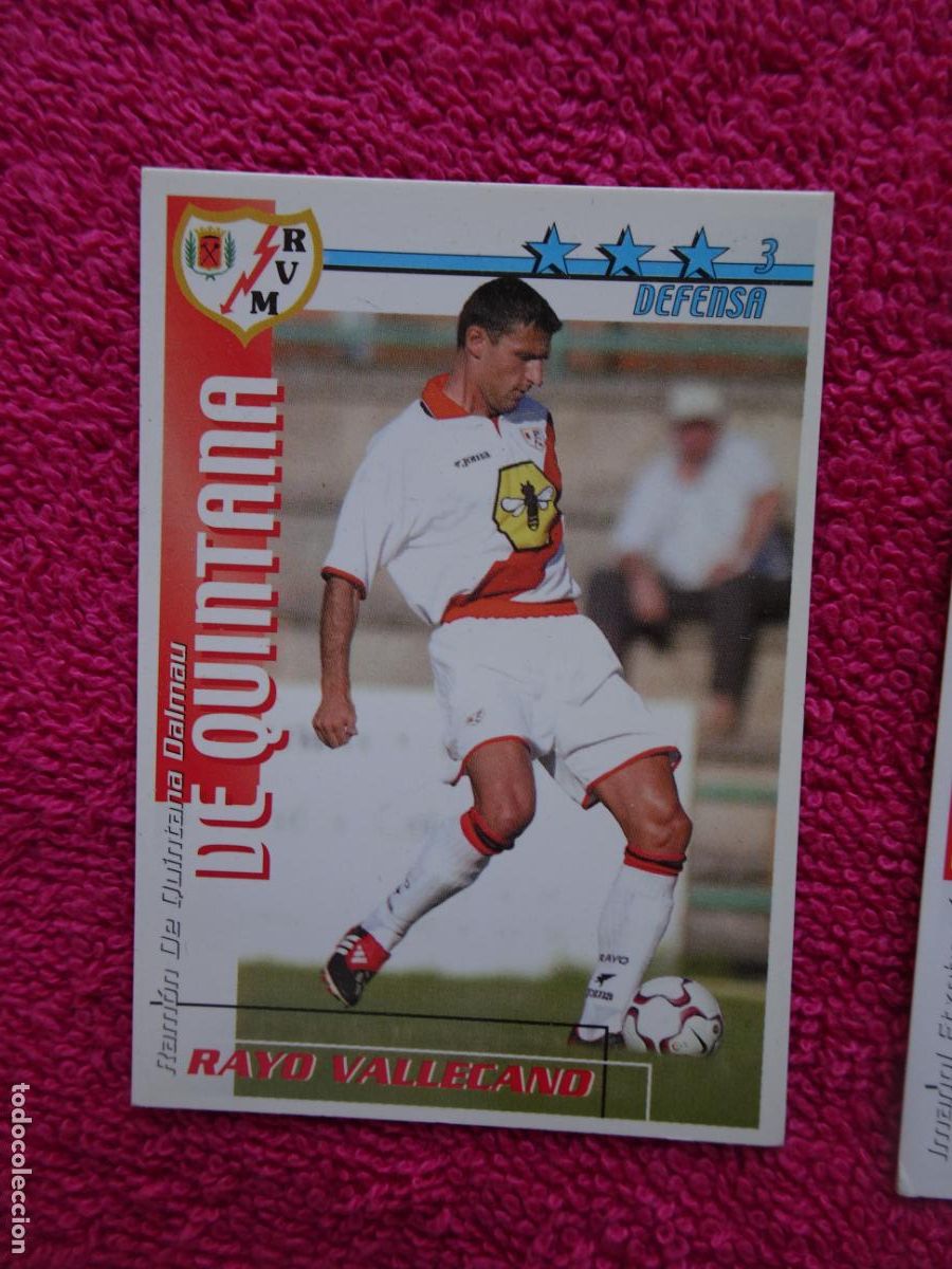 Figurine di Calcio: liga 2002-2003 de quintana rayo vallecano futbol match total magic box int.
