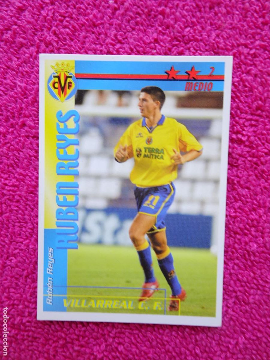Cromos de F&uacute;tbol: liga 2002-2003 rub&eacute;n reyes villarreal futbol match total magic box int.
