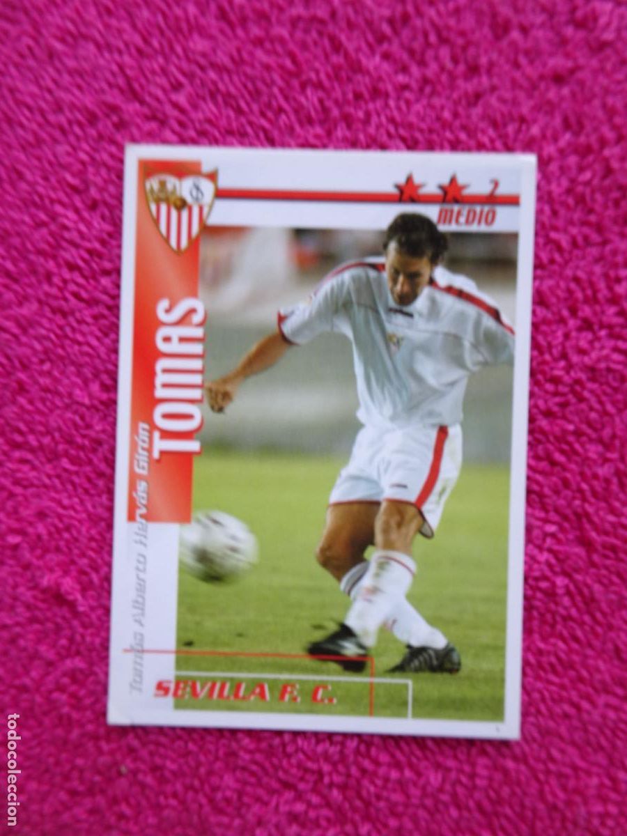 Cromos de Futebol: liga 2002-2003 tom&aacute;s sevilla futbol match total magic box int.