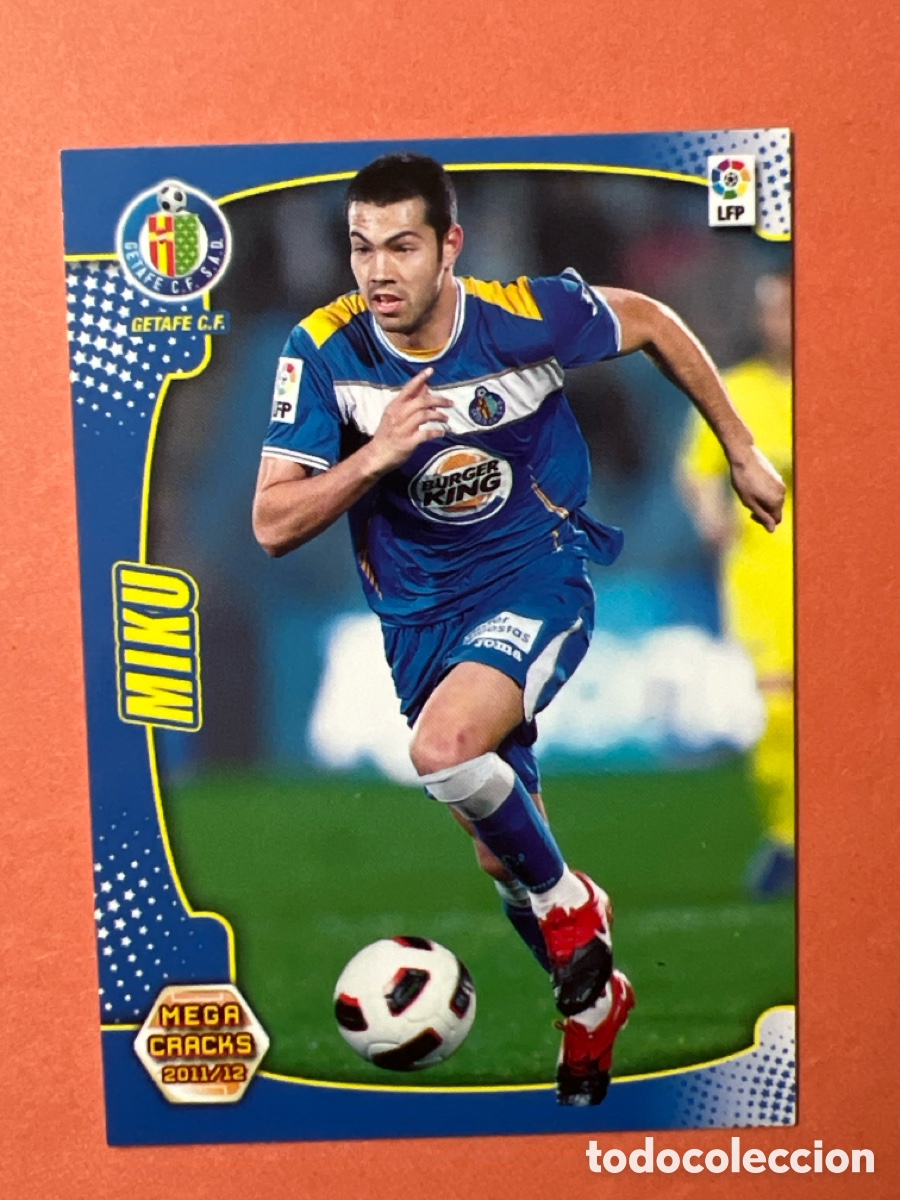 Fu&szlig;ball-Sticker: C9063. MIKU 108 (GETAFE) PANINI MEGACRACKS 2011-2012 11 12 CROMO CARTA
