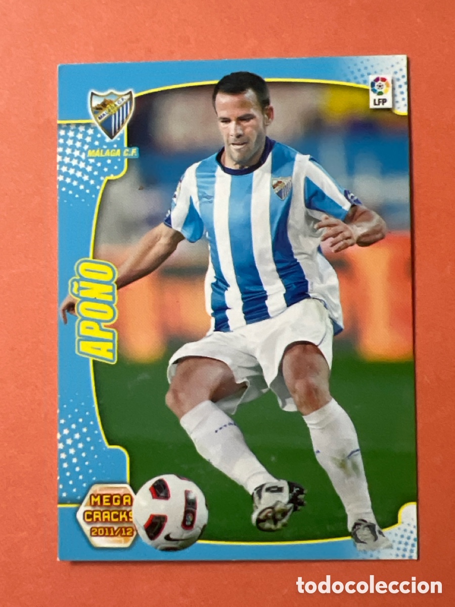 Fu&szlig;ball-Sticker: C9051. APO&Ntilde;O 170 (M&Aacute;LAGA) PANINI MEGACRACKS 2011-2012 11 12 CROMO CARTA M-2