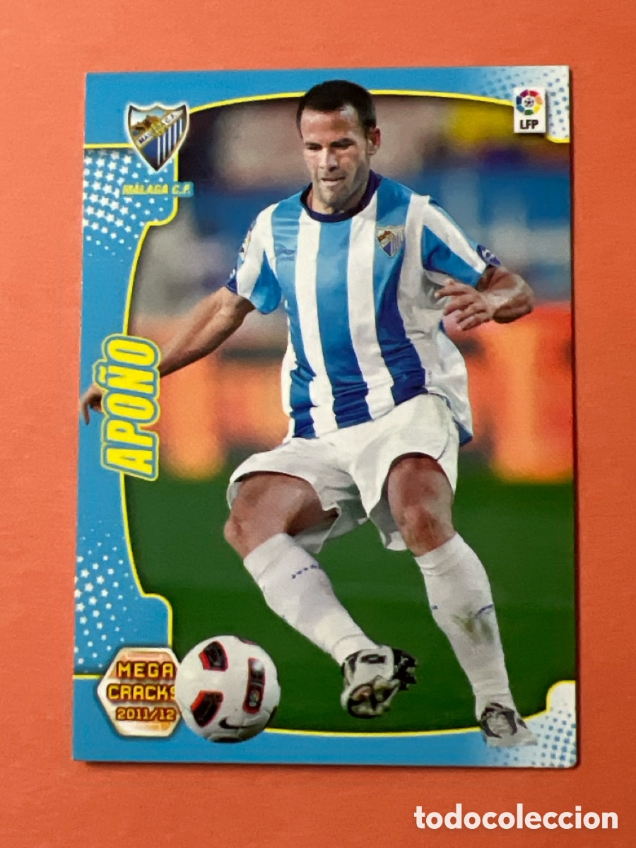 Figurine di Calcio: C9054. APO&Ntilde;O 170 (M&Aacute;LAGA) PANINI MEGACRACKS 2011-2012 11 12 CROMO CARTA M-2