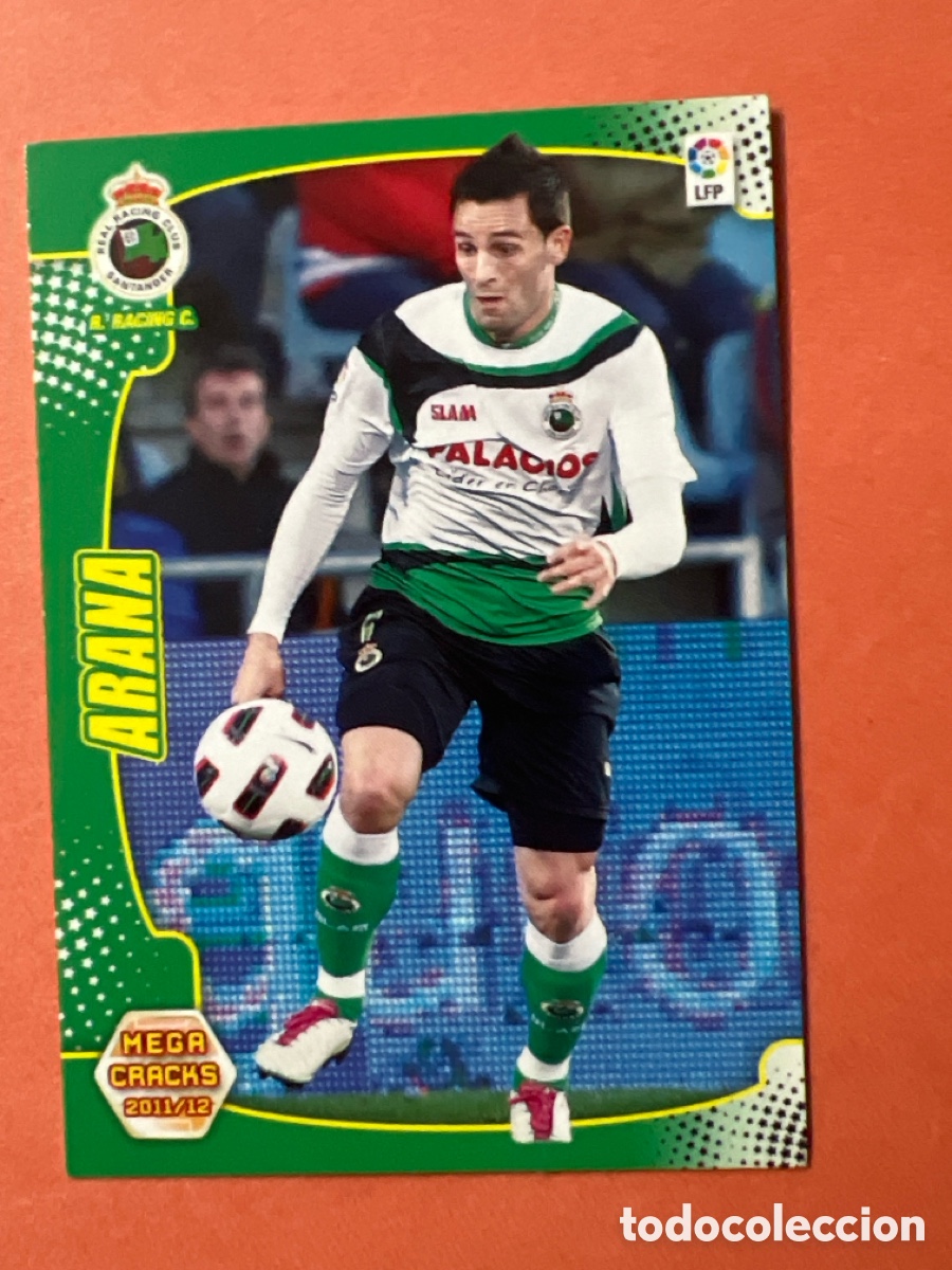 Fu&szlig;ball-Sticker: C9038. 229 ARANA RACING MEGACRACKS LIGA 11 12 PANINI 2011 2012