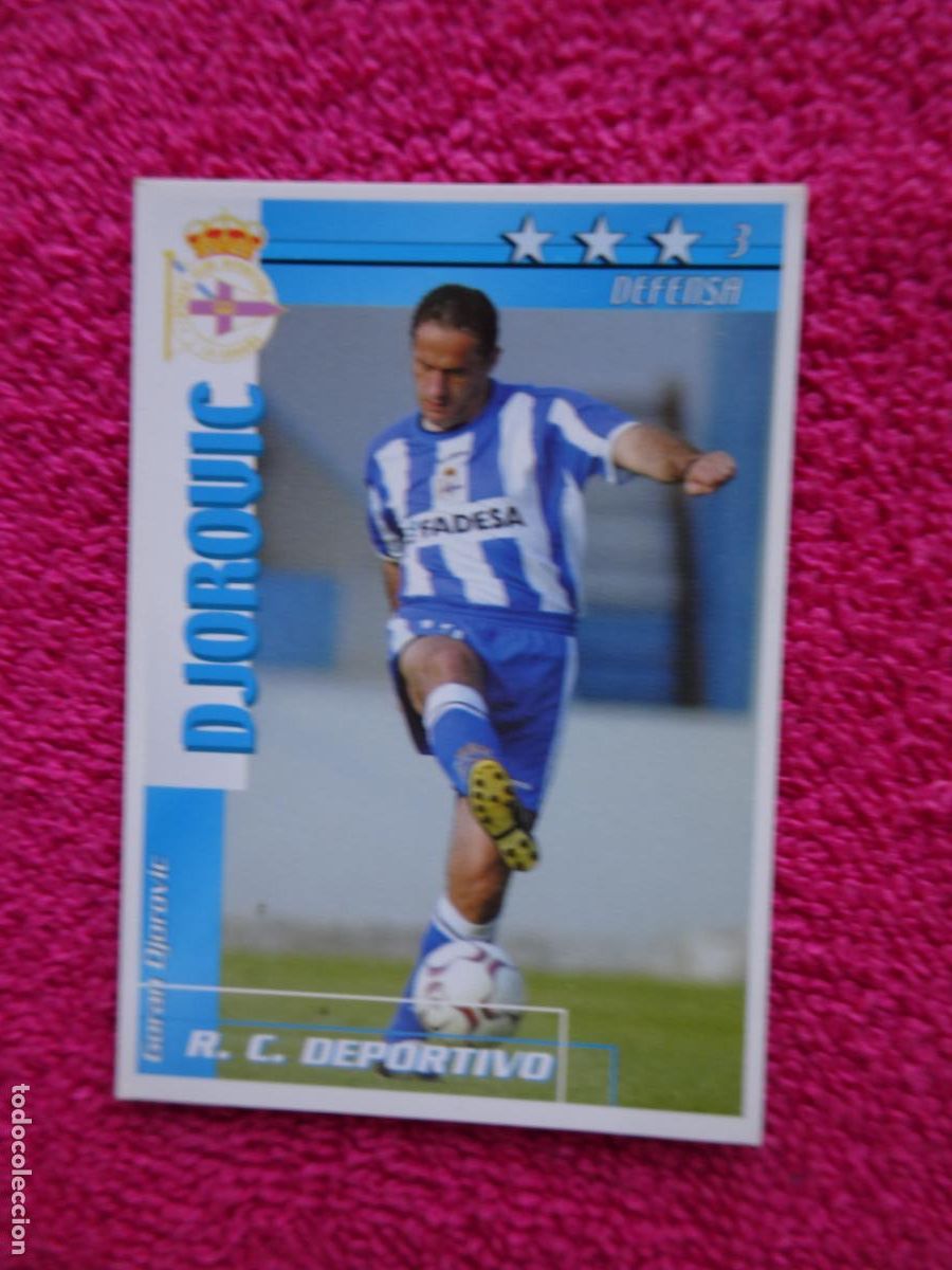 Fu&szlig;ball-Sticker: liga 2002-2003 djorovic deportivo coru&ntilde;a futbol match total magic box int.