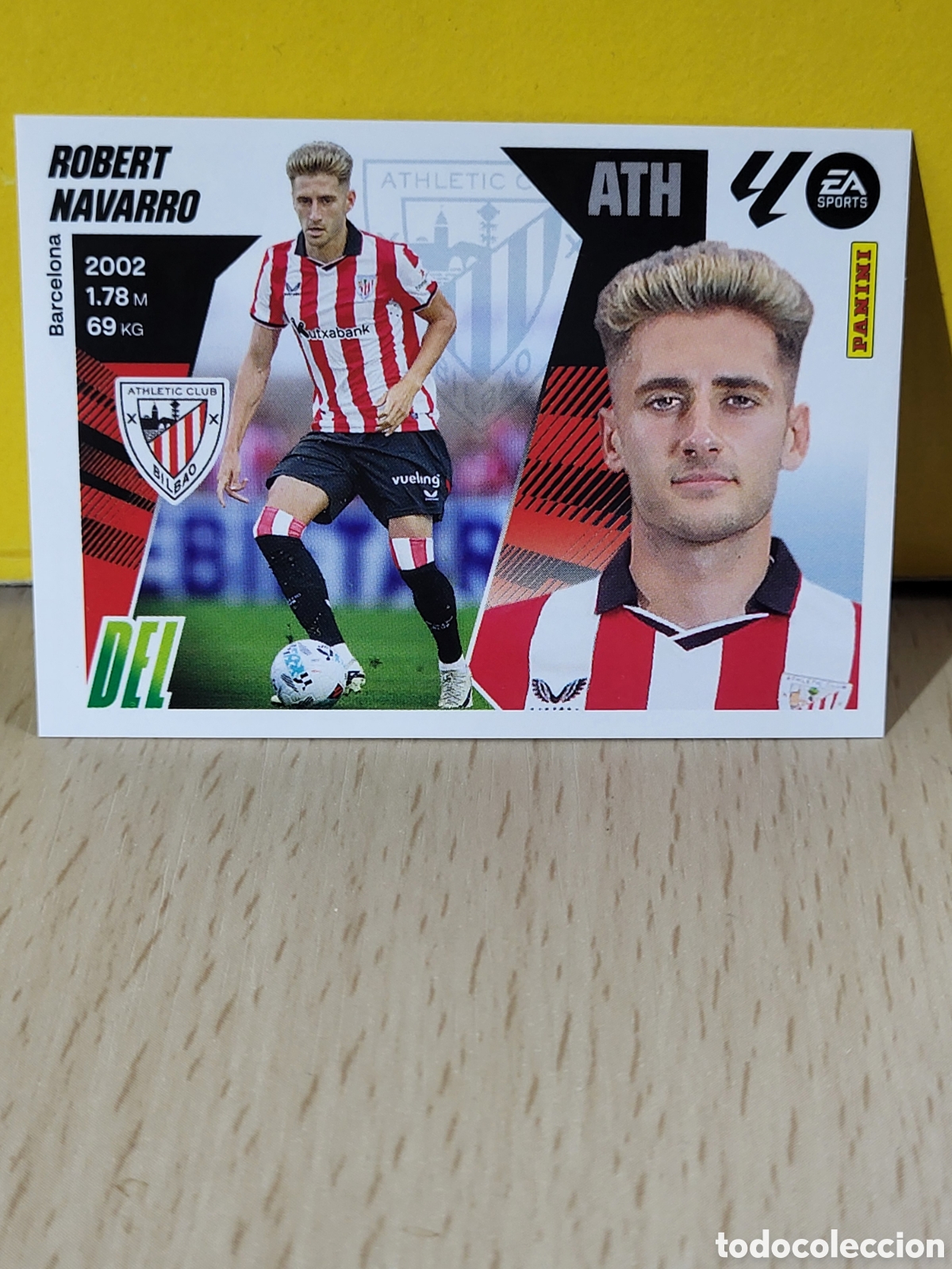 Figurine di Calcio: ROBERT NAVARRO ATHLETIC CLUB N&ordm; 4 ULTIMOS FICHAJES LIGA ESTE 25 26 2025 2026 PANINI