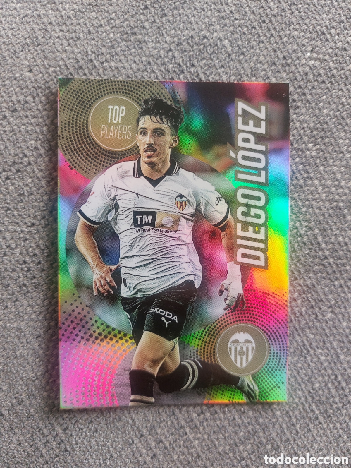 Figurine di Calcio: RAINBOW GOLD 39 DIEGO LOPEZ TOP PLAYERS VALENCIA CF MUNDICROMO 23 24 2023 2024 ADNVCF FOOTBALL