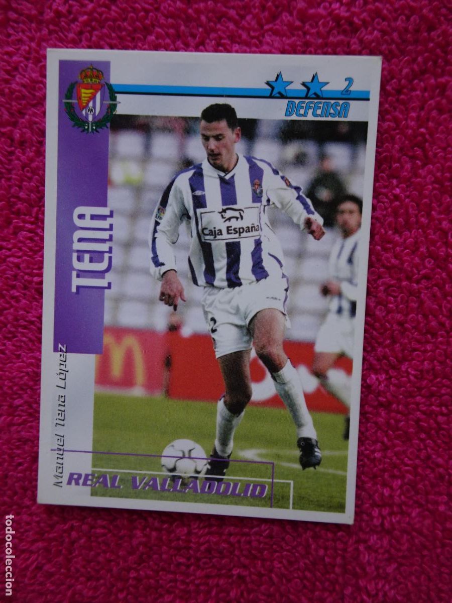 Fu&szlig;ball-Sticker: liga 2002-2003 tena valladolid futbol match total magic box int.