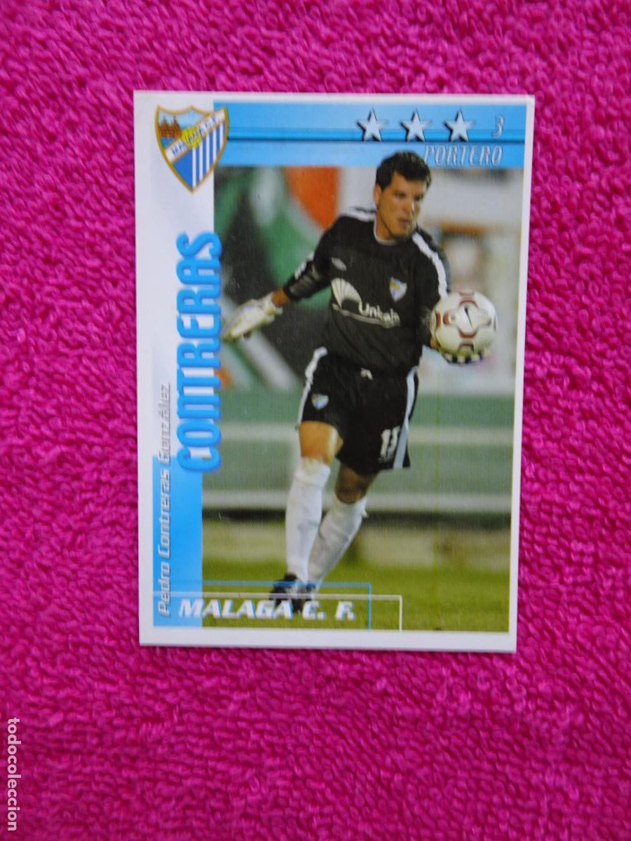 Figurine di Calcio: liga 2002-2003 contreras m&aacute;laga futbol match total magic box int.