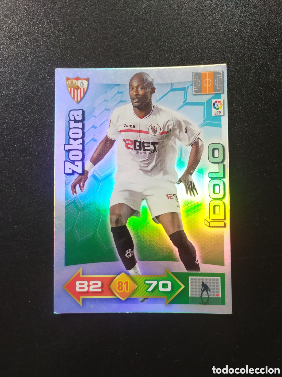Figurine di Calcio: Adrenalyn 2010 2011 10 11 panini Zokora idolo n&deg; 400 Sevilla