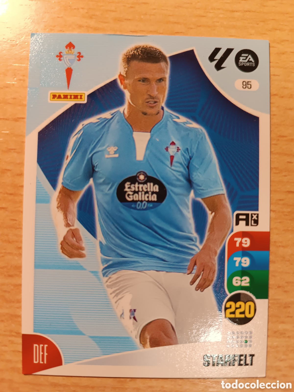 Cromos de F&uacute;tbol: 95 STARFELT CELTA DE VIGO ADRENALYN 2024 2025 PANINI 24 25