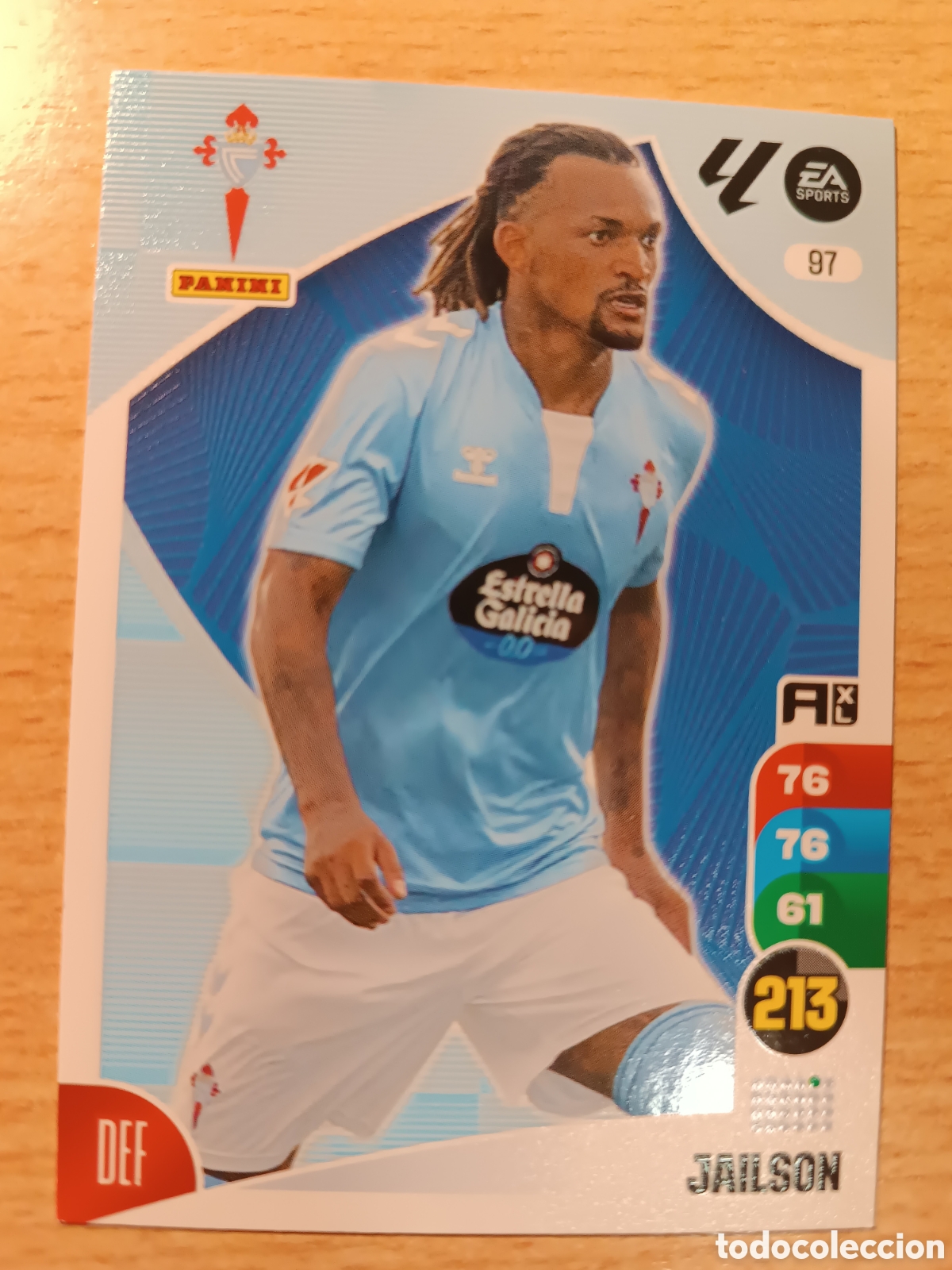 Cromos de F&uacute;tbol: 97 JAILSON CELTA DE VIGO ADRENALYN 2024 2025 PANINI 24 25