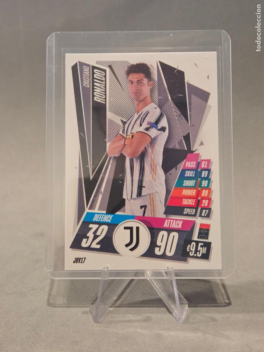 Cromos de F&uacute;tbol: CRISTIANO RONALDO JUV 17 JUV17 MATCH ATTAX 2020 2021