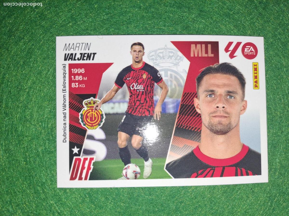 Cromos de F&uacute;tbol: liga este 2025 2026 25 26 nuevo mallorca n&ordm; 8 valjent