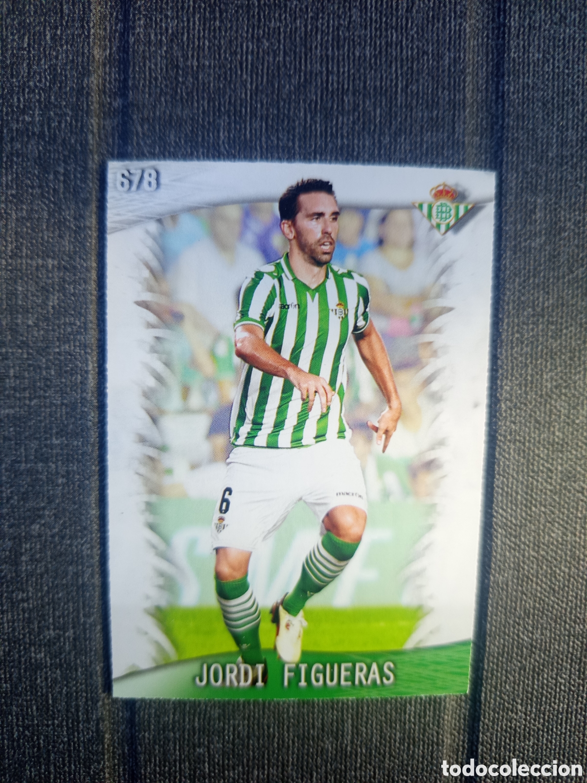 Cromos de F&uacute;tbol: ❇️ CROMO CARD JORDI FIGUERAS BETIS 678 UH FICHAS LIGA 2013 2014 13 14 QUIZ MUNDICROMO ❇️