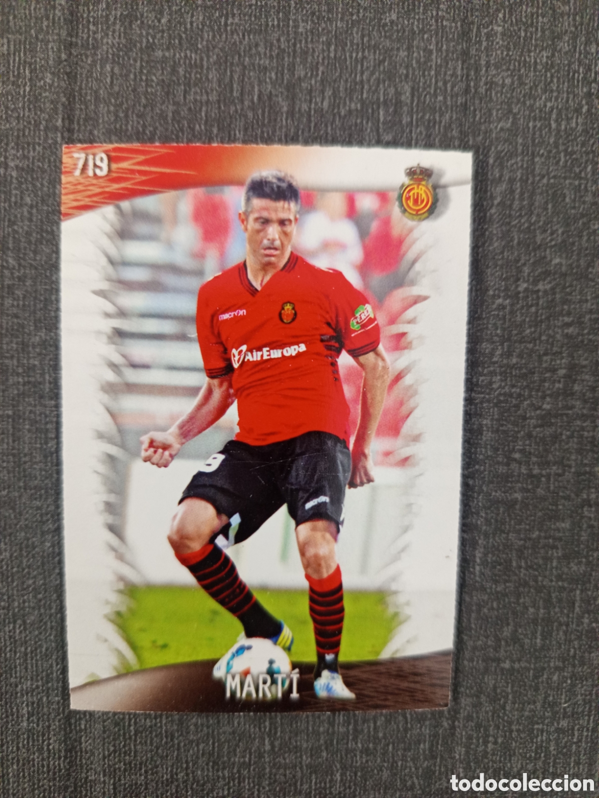 Cromos de F&uacute;tbol: ❇️ CROMO CARD MART&Iacute; MALLORCA 719 FICHAS LIGA 2013 2014 13 14 QUIZ MUNDICROMO ❇️