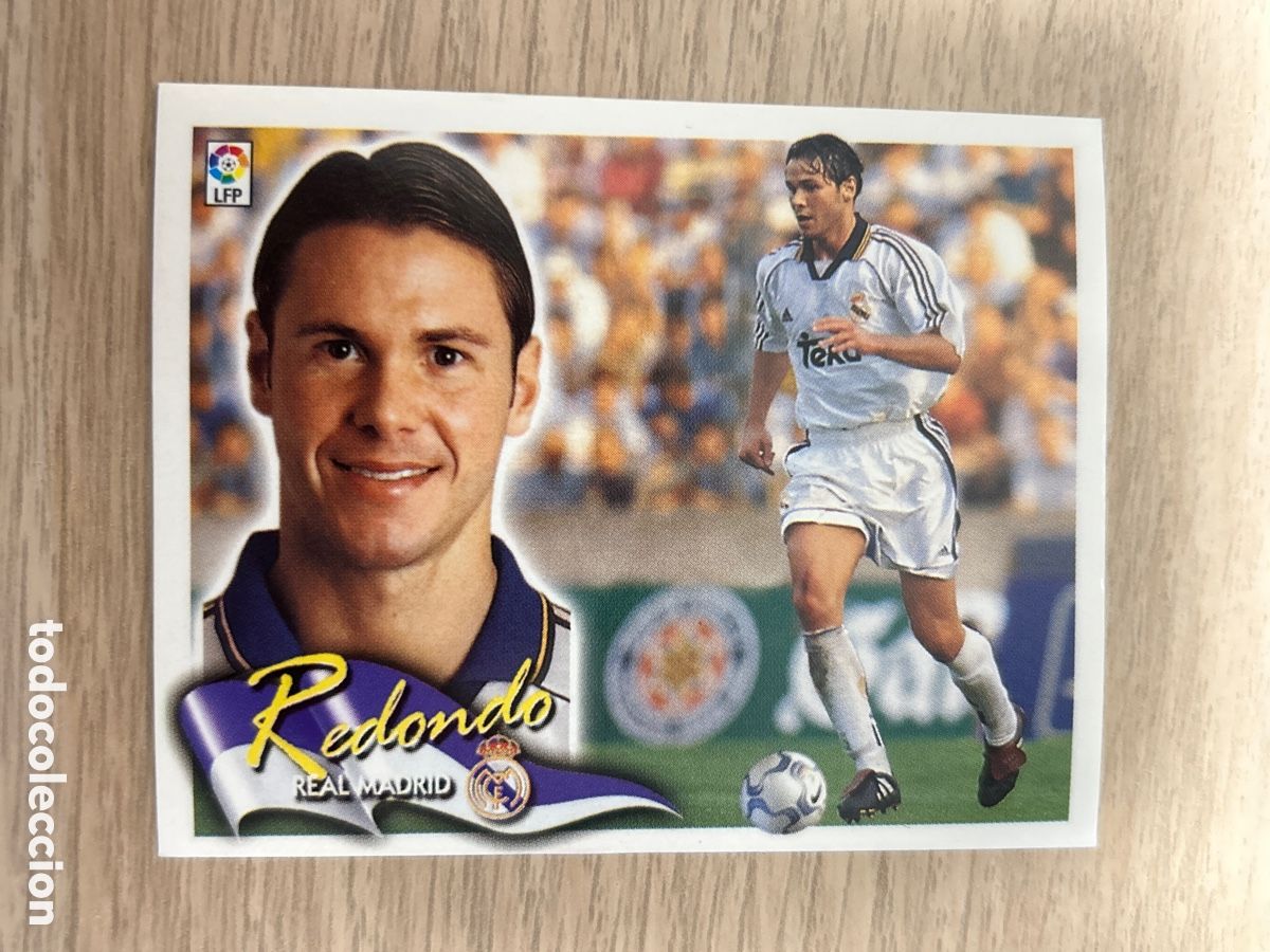 Cromos de F&uacute;tbol: REDONDO REAL MADRID BAJA LIGA ESTE 2000 2001 00 01 NUNCA PEGADO SIN PEGAR