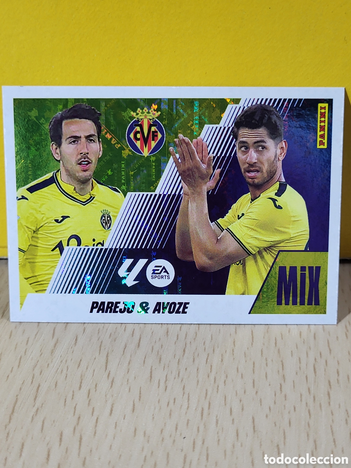 Cromos de f&uacute;tbol: PAREJO AYOZE VILLARREAL MIX N&ordm; 19 LIGA ESTE 25 26 2025 2026 PANINI