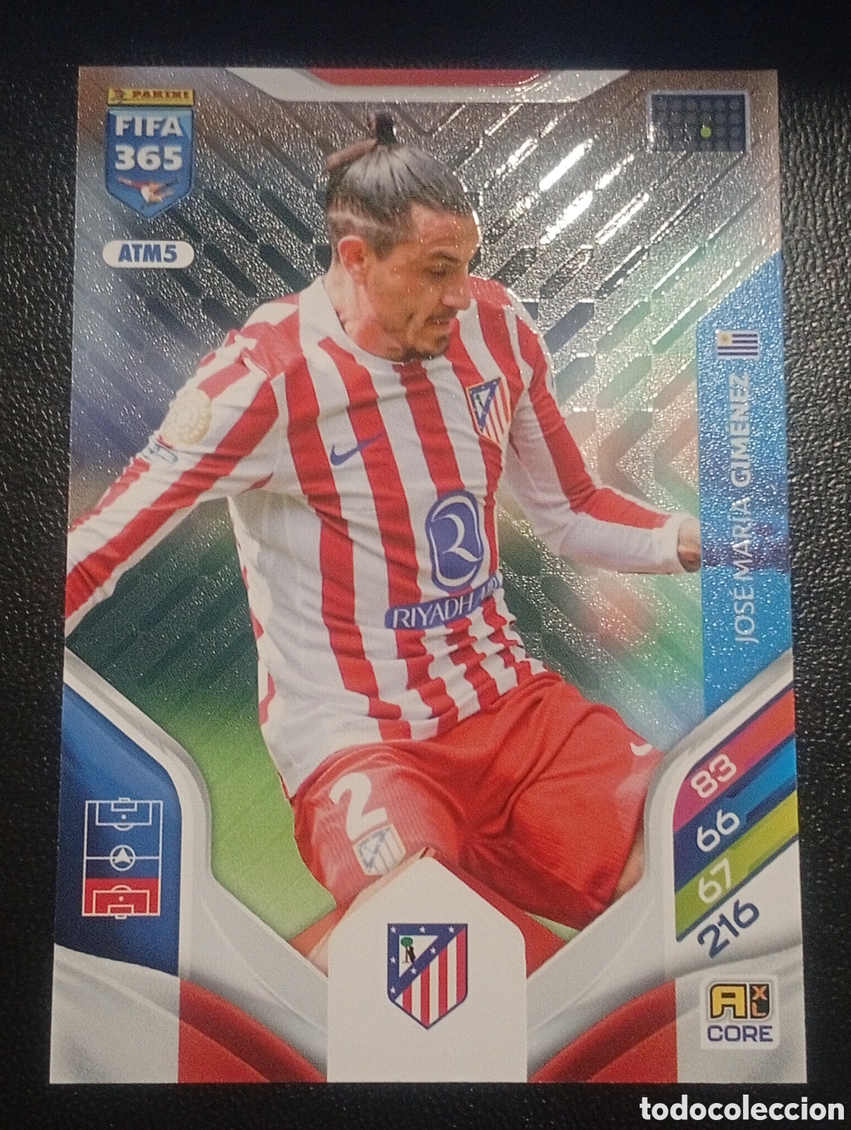 Fu&szlig;ball-Sticker: ATM5 core GIMENEZ ATL&Eacute;TICO MADRID ADRENALYN FIFA 365 2025 2026 25 26 CARD CROMO PANINI TOPPS