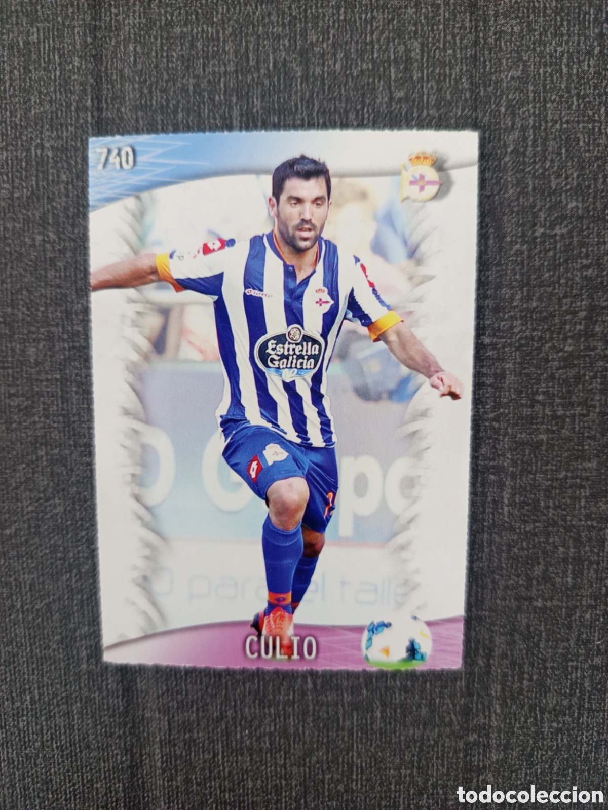 Cromos de F&uacute;tbol: ❇️ CROMO CARD CULIO DEPORTIVO DE LA CORU&Ntilde;A 740 FICHAS LIGA 2013 2014 13 14 QUIZ MUNDICROMO ❇️