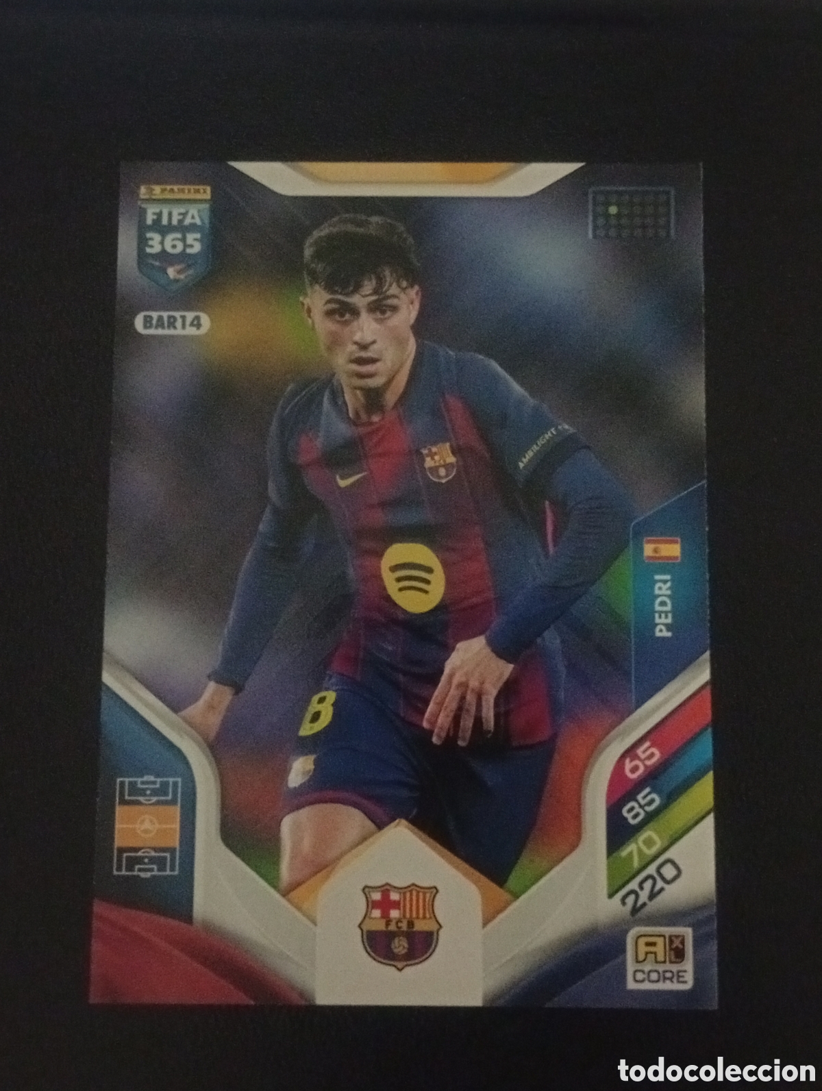 Figurine di Calcio: BAR14 PEDRI BARCELONA ADRENALYN FIFA 365 2025 2026 25 26 CARD PANINI TOPPS