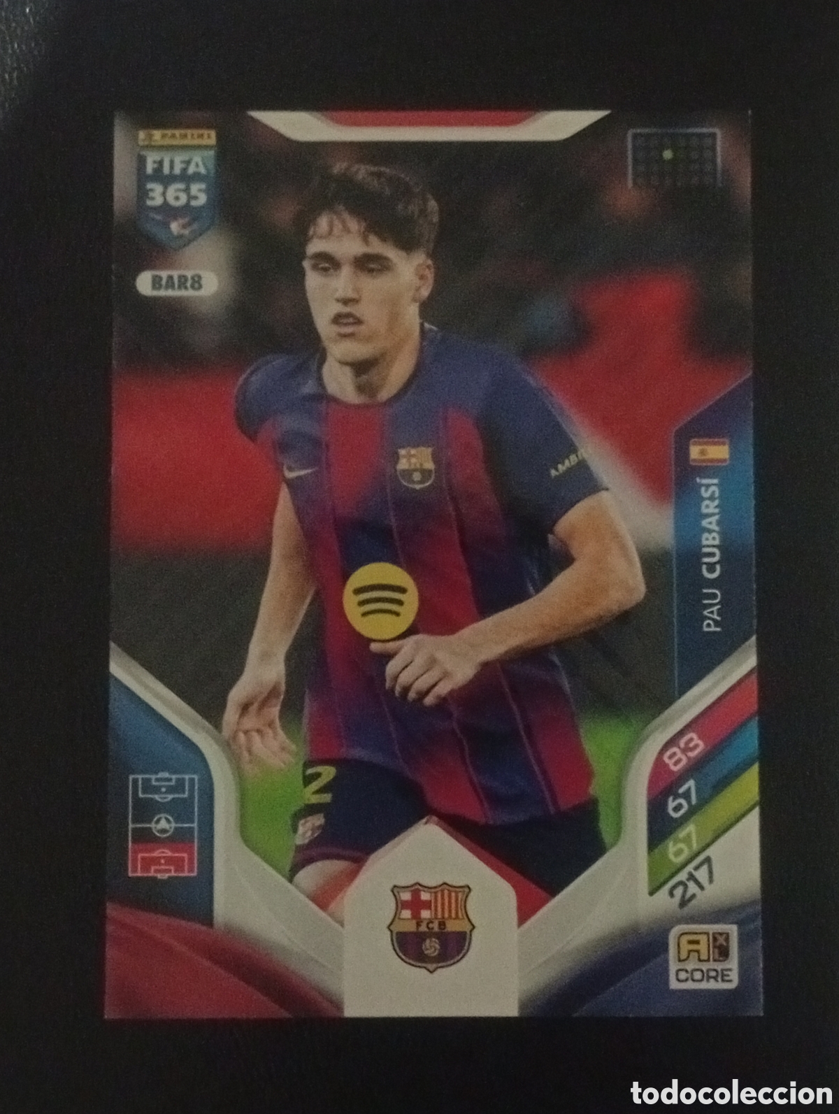 Figurine di Calcio: BAR8 core CUBARSI FCB BARCELONA ESPA&Ntilde;A SPAIN ADRENALYN FIFA 365 2025 2026 25 26 CROMO PANINI TOPPS