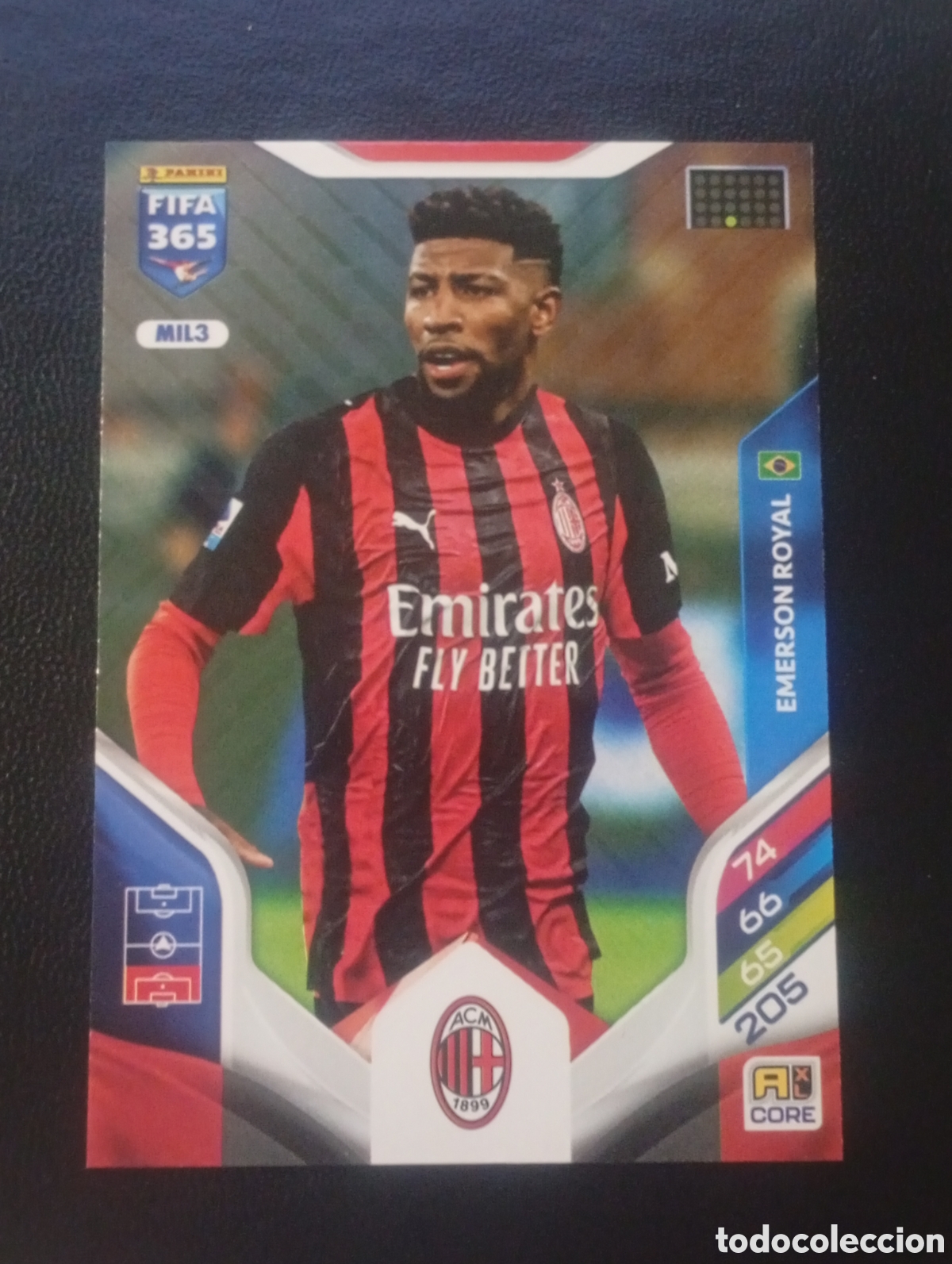 Fu&szlig;ball-Sticker: MIL3 EMERSON ROYAL MILAN ADRENALYN FIFA 365 2025 2026 25 26 CARD PANINI TOPPS
