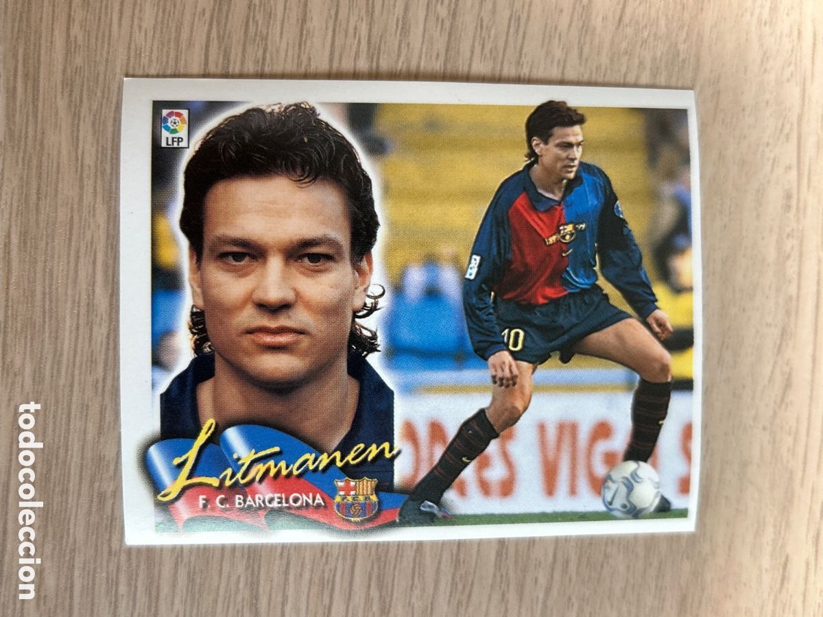 Cromos de Futebol: LITMANEN BARCELONA LIGA ESTE 2000 2001 00 01 NUNCA PEGADO SIN PEGAR