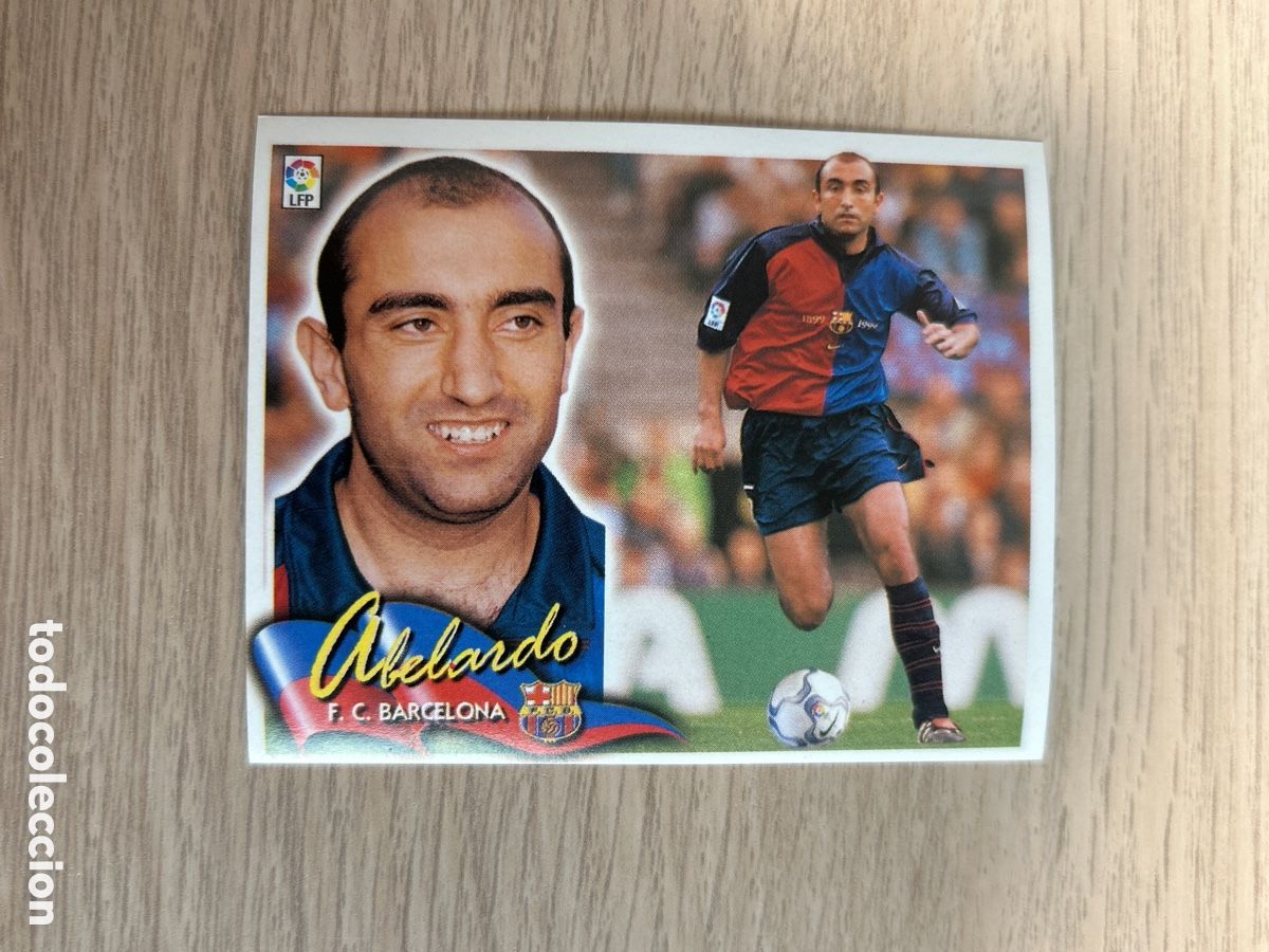 Cromos de Futebol: ABELARDO BARCELONA LIGA ESTE 2000 2001 00 01 NUNCA PEGADO SIN PEGAR
