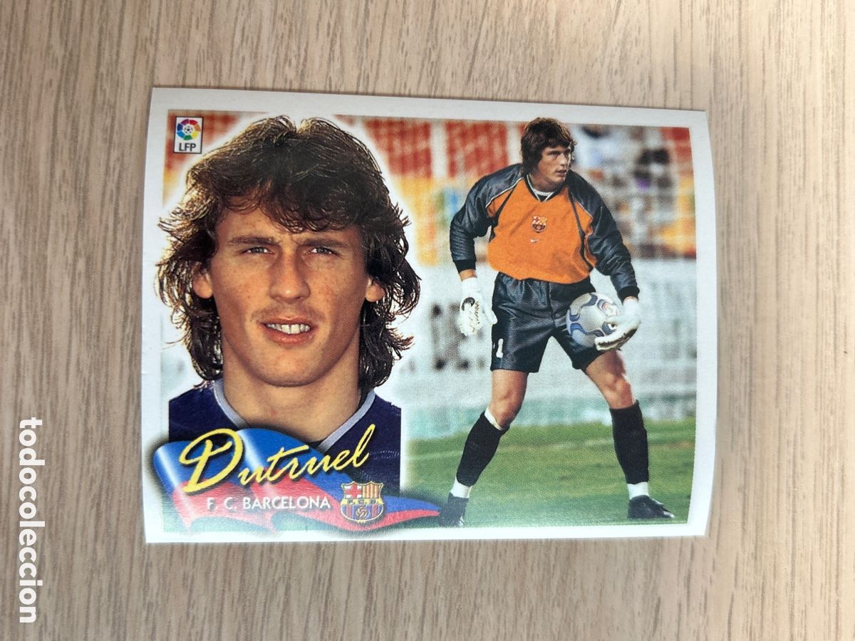 Cromos de Futebol: DUTRUEL BARCELONA LIGA ESTE 2000 2001 00 01 NUNCA PEGADO SIN PEGAR