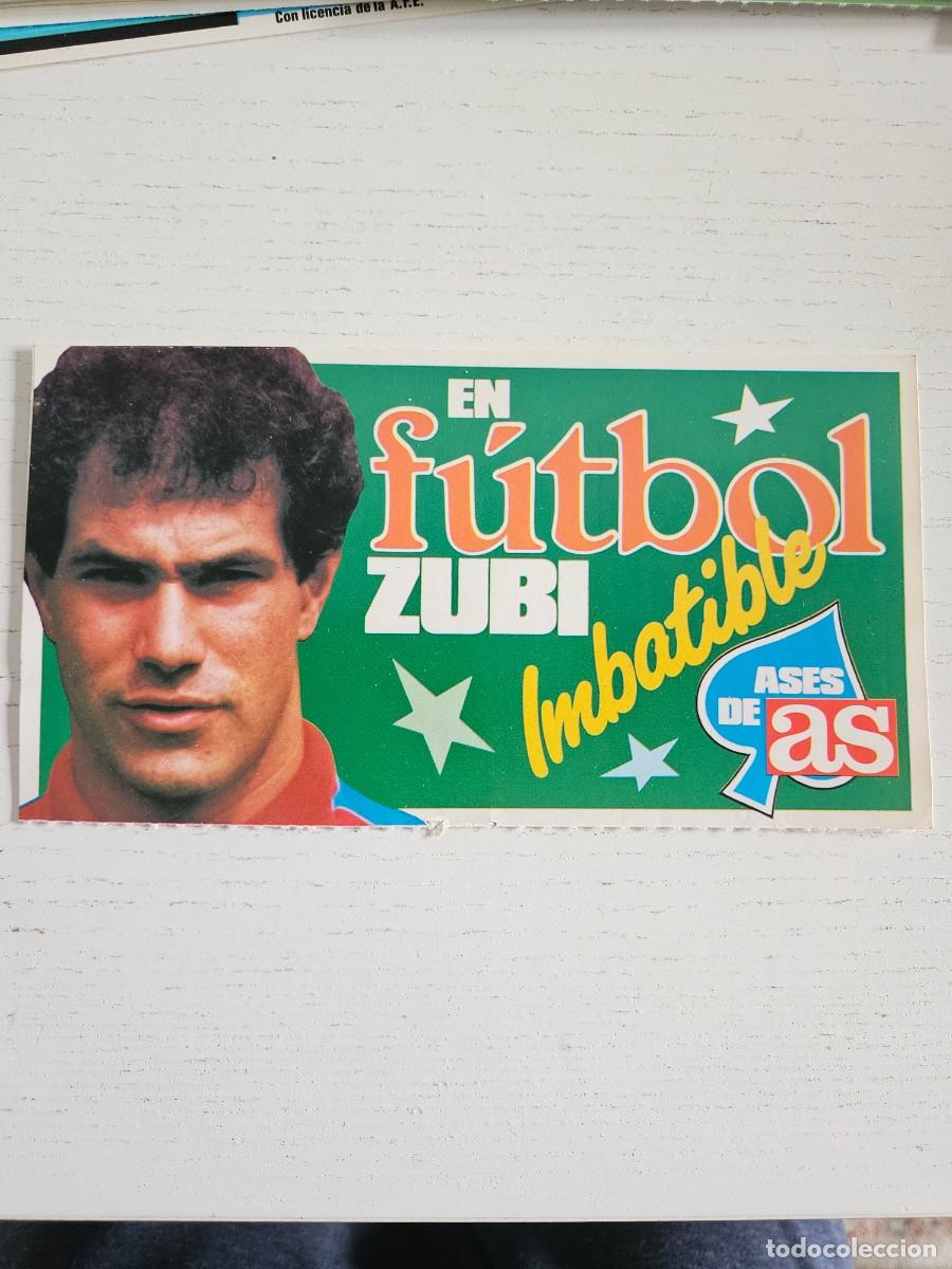 Cromos de Futebol: PEGATINA ADHESIVO ASES DE AS FUTBOL ZUBI ZUBIZARRETA