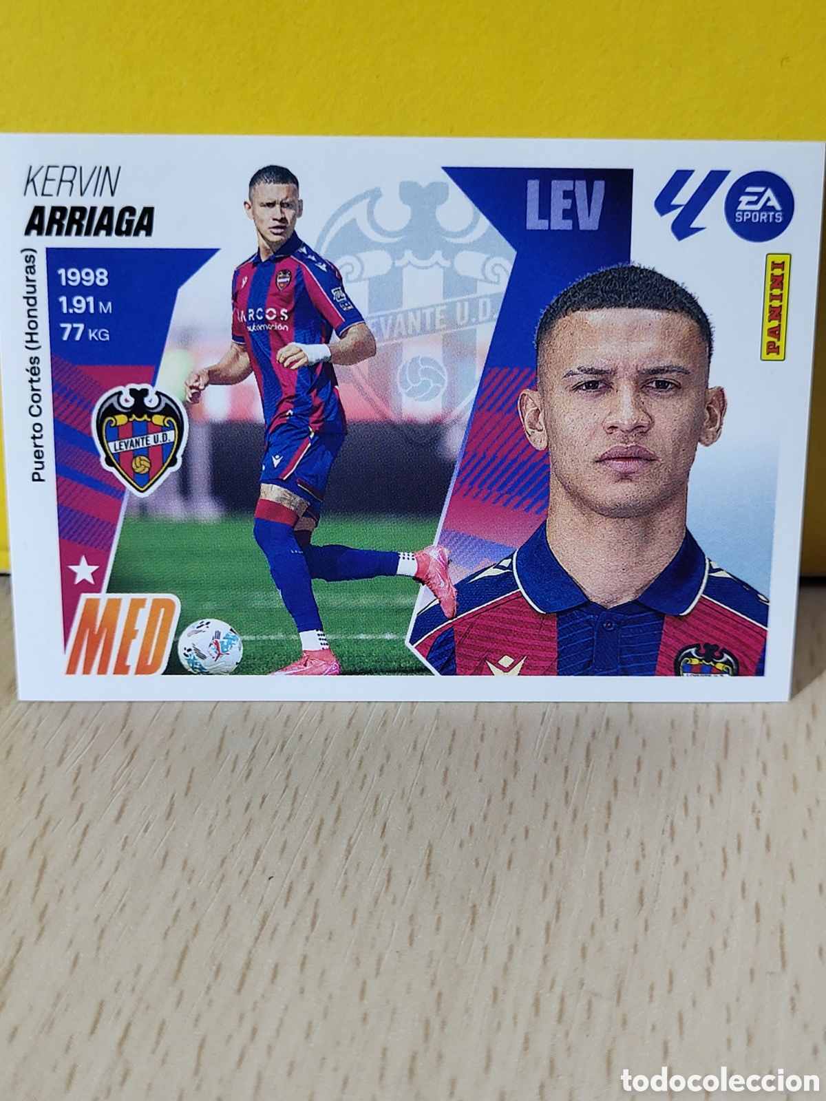 Football Stickers: ARRIAGA LEVANTE COLOCA N&ordm; 12 BIS LIGA ESTE 25 26 2025 2026 PANINI